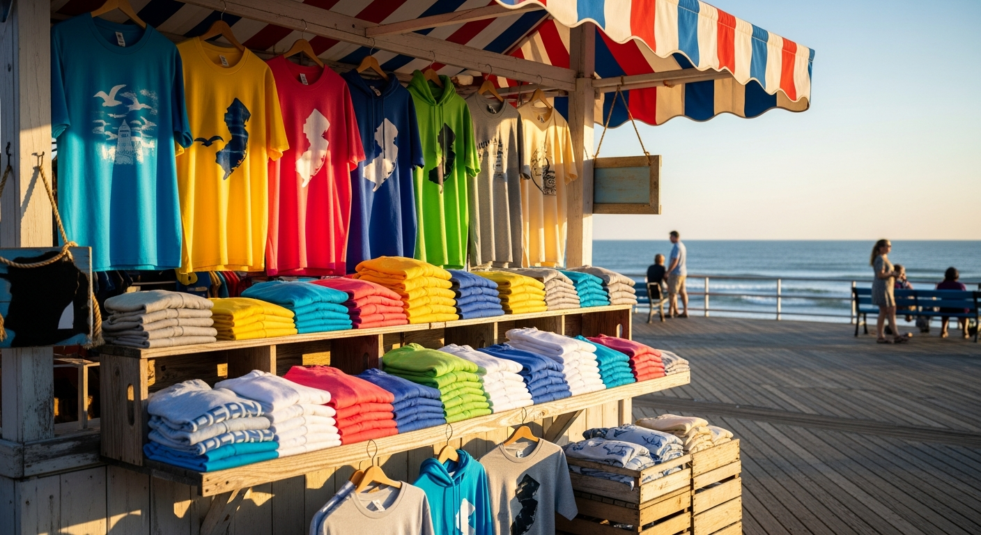 Jersey Shore Custom Shirts: Boardwalk Merch for Vendors