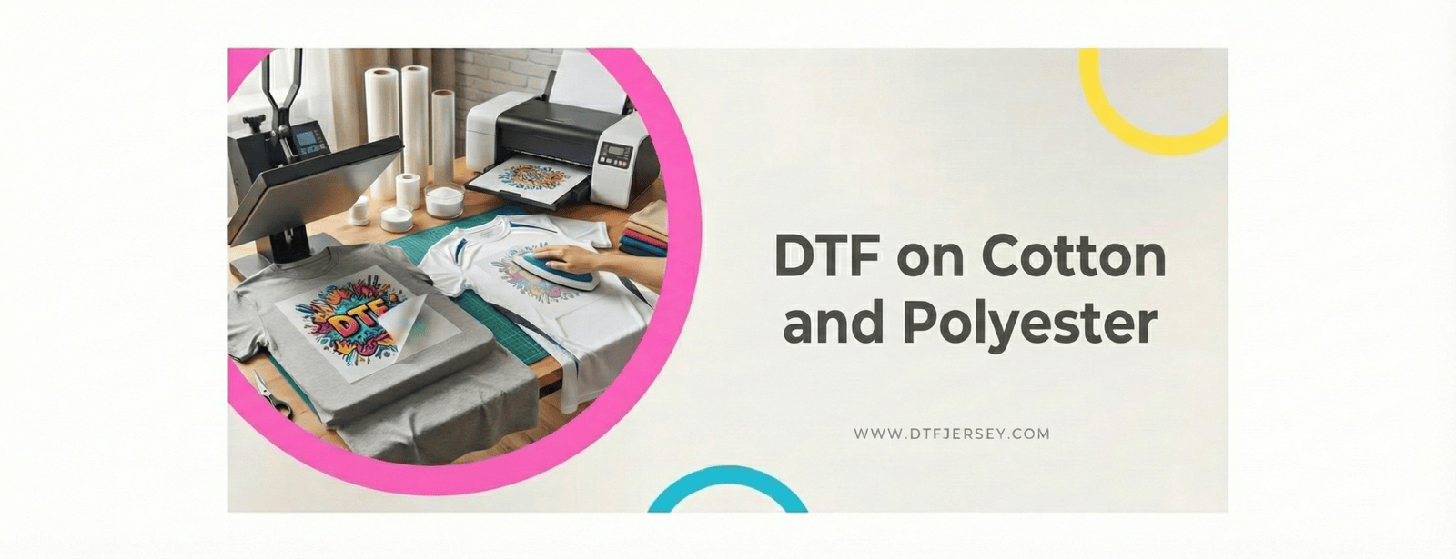 DTF Printing on different fabrics breakdown of Cotton and Polyester key aspects