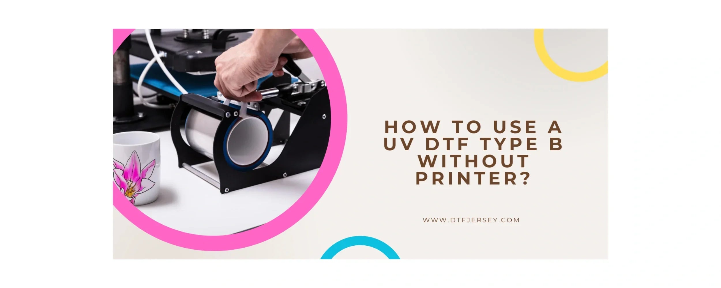 Man shows How to Use a UV DTF Type B without Printer?