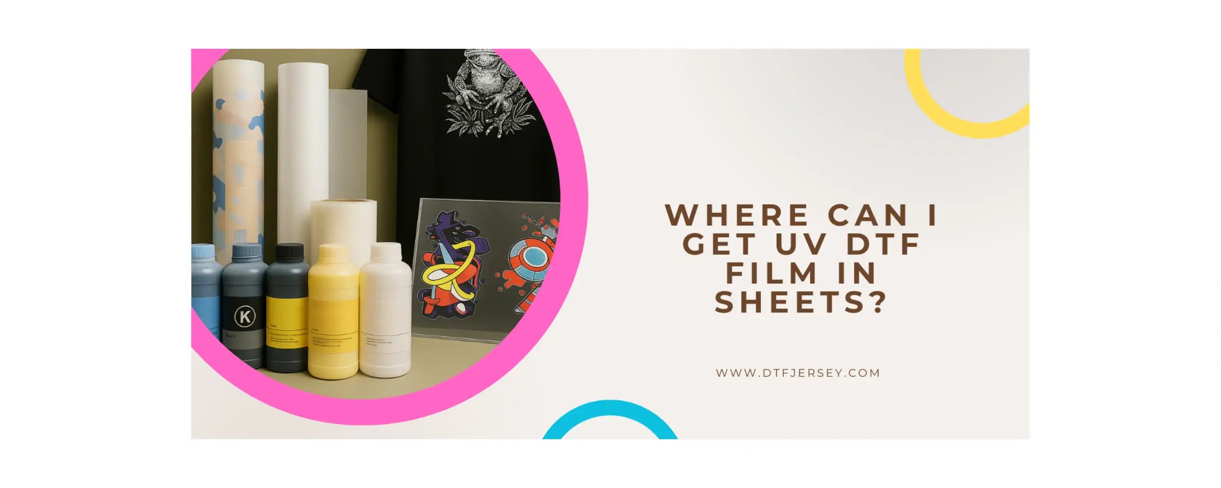 Where Can I Get UV DTF Film in Sheets?