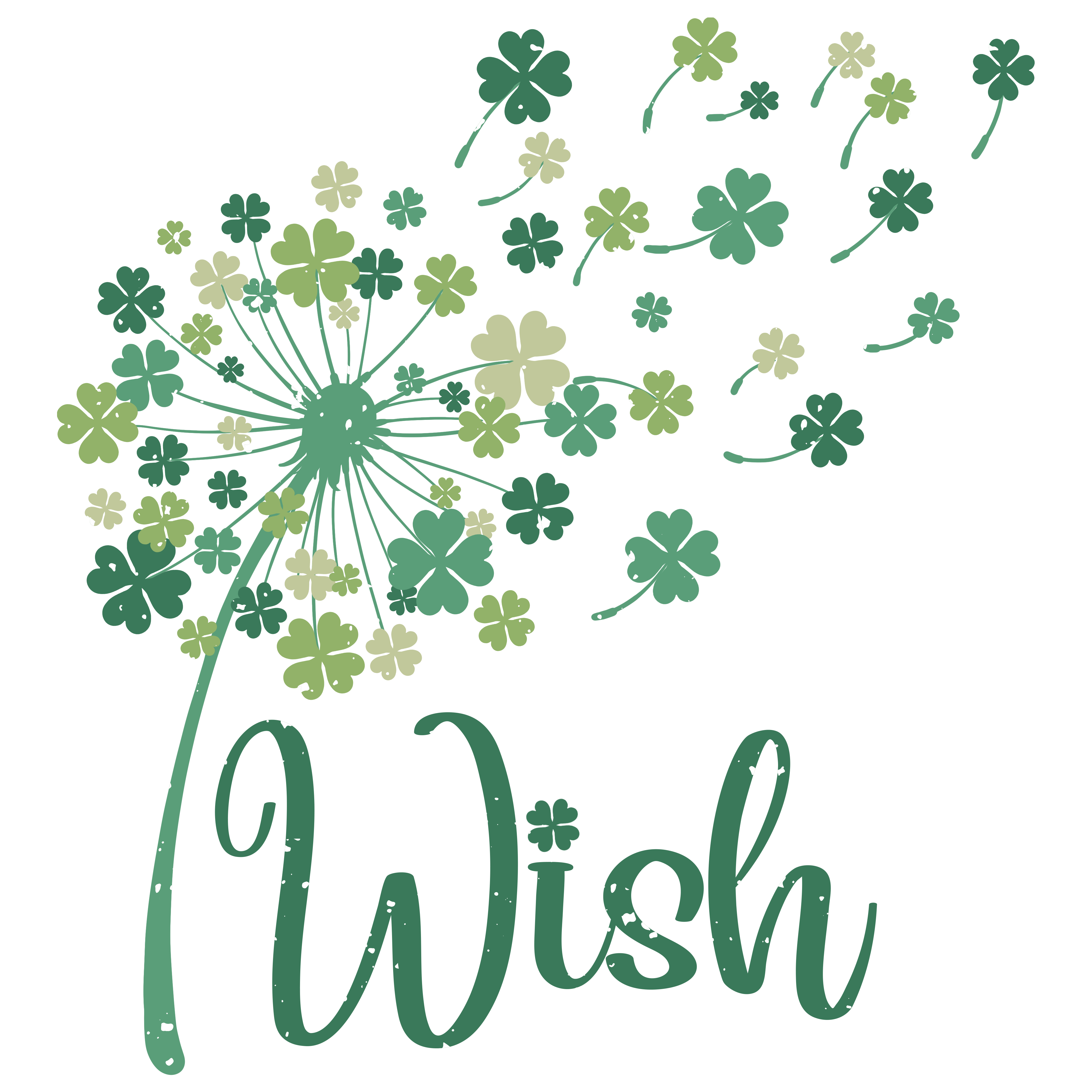 Wish Clover Saint Patrick's Day Design | DTF Jersey