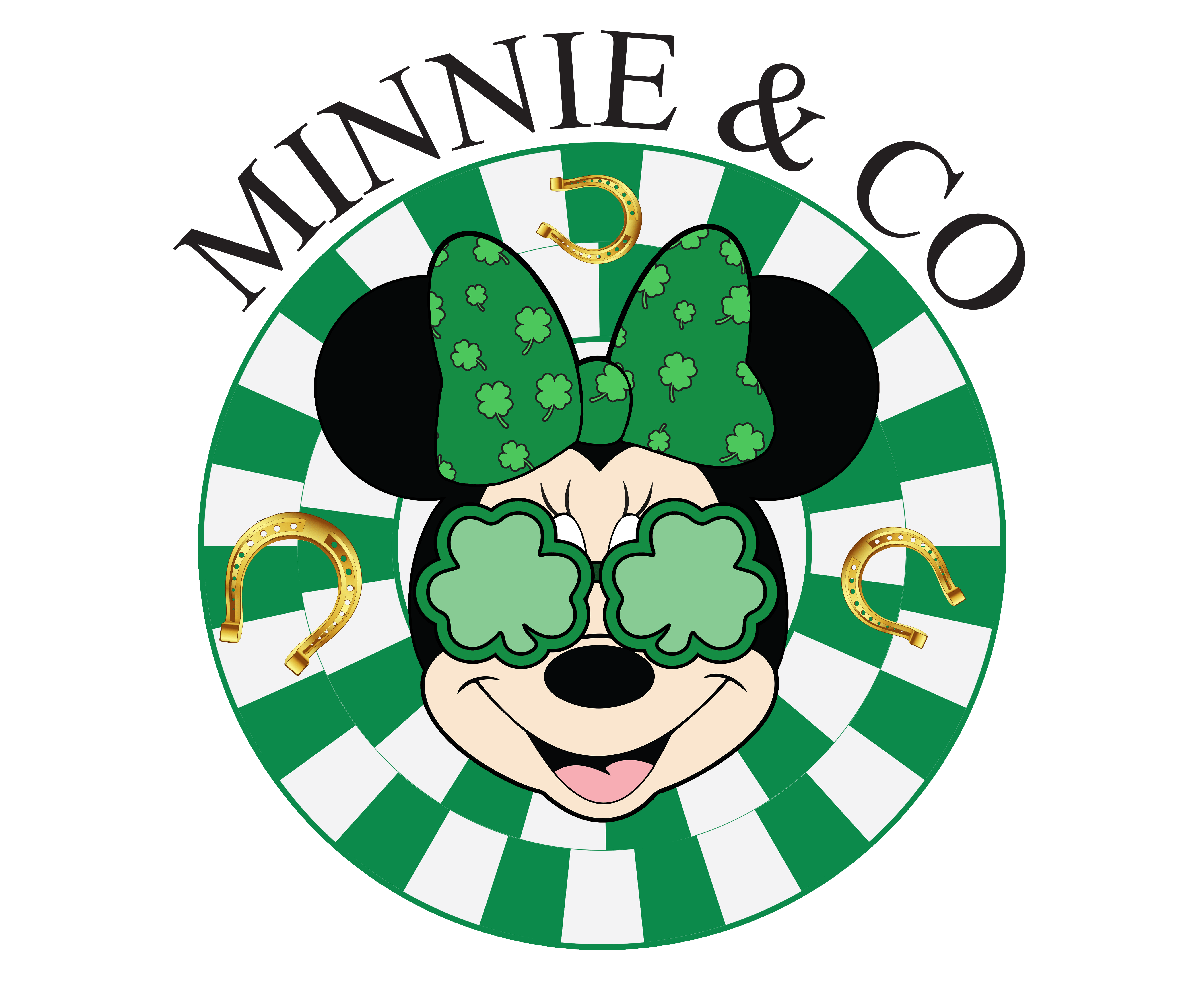Minnie Mouse Co Saint Patrick's Day Design | DTF Jersey