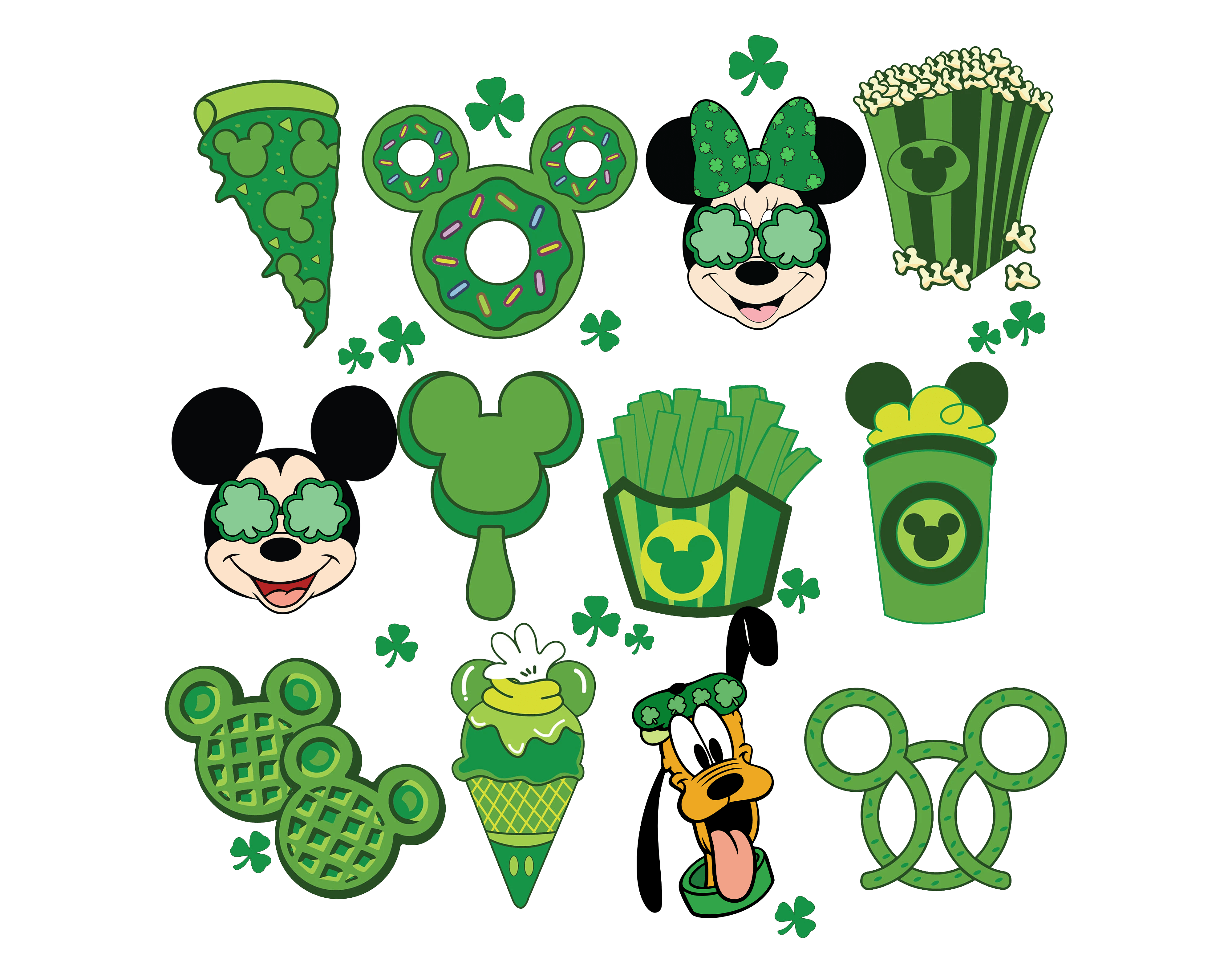 Disney Mickey Mouse St. Patrick's Day Design | DTF Jersey