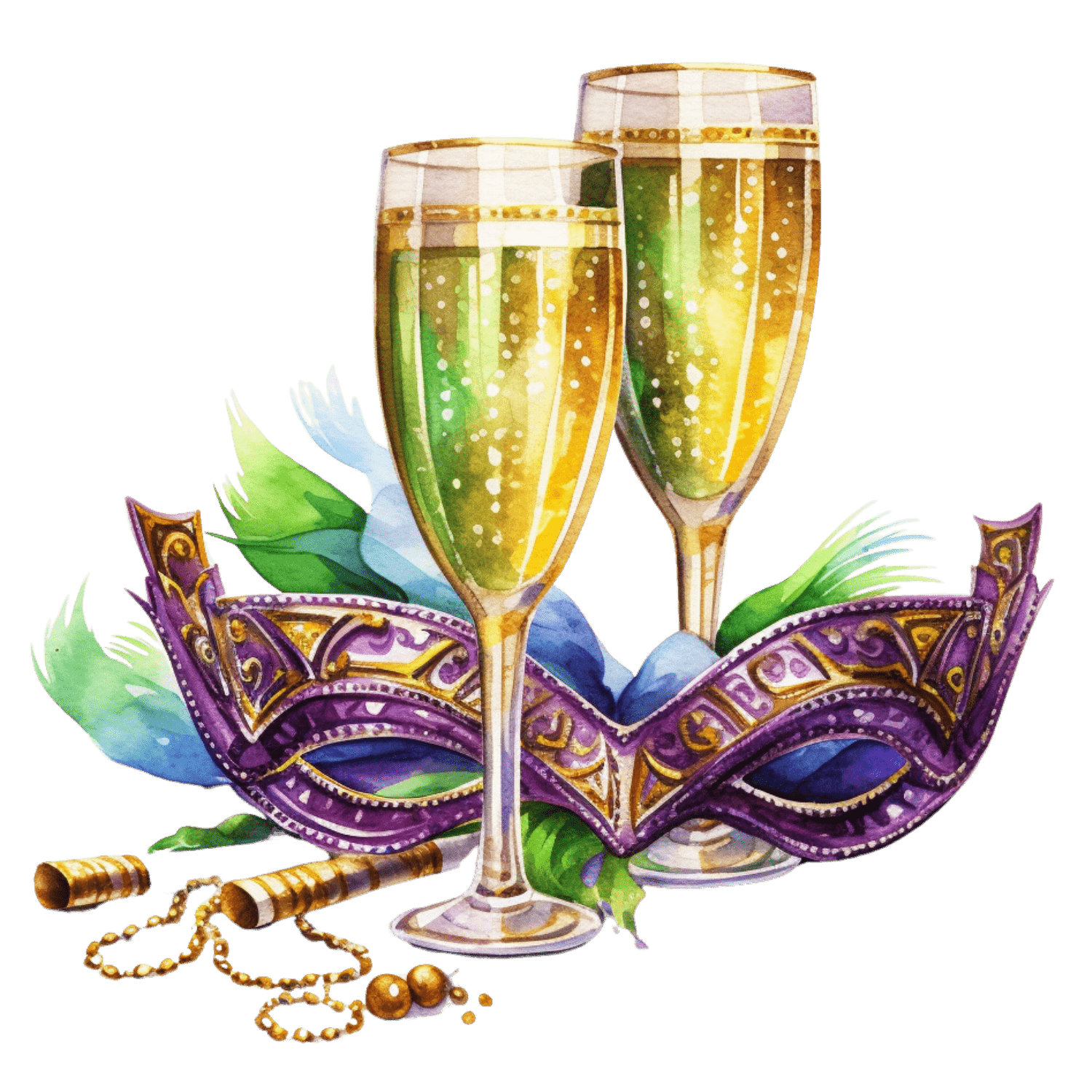Mardi Gras Fat Tuesday Party Design | DTF Jersey
