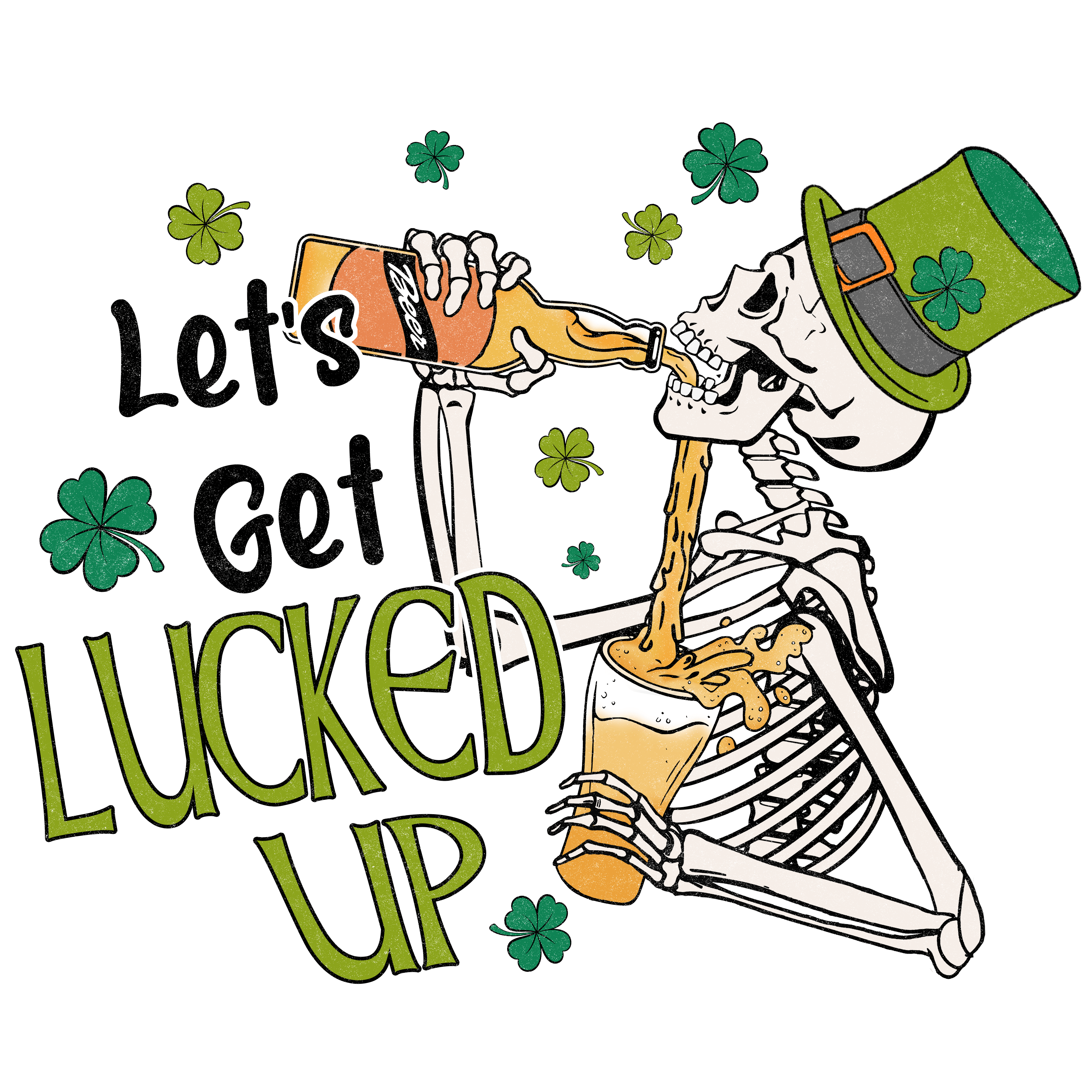 Let’s Get Lucked Up St. Patrick’s Day DTF (V1) | DTF Jersey