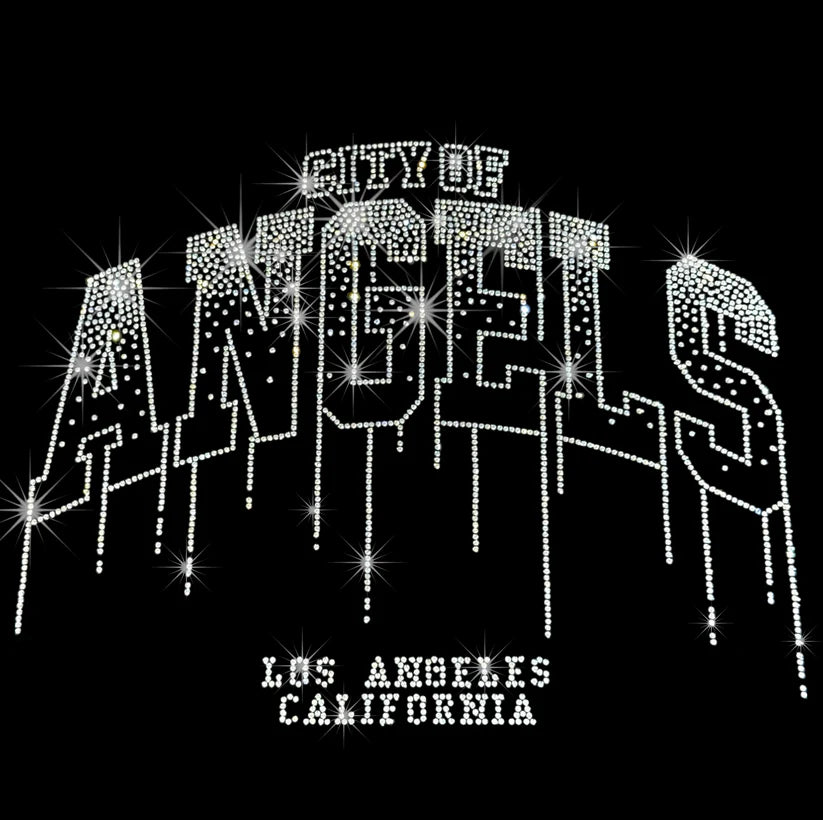 City of Angels Rhinestone Hot Fix Transfer | Style 25039
