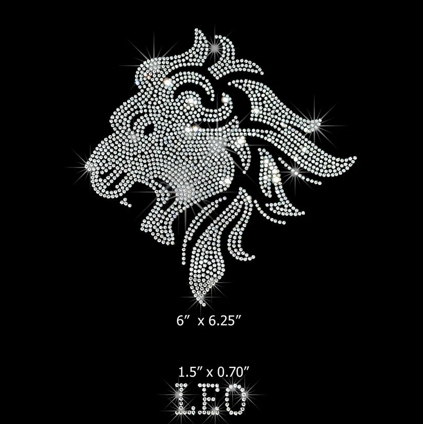 Leo Rhinestone Hot Fix Transfer | Style 25052