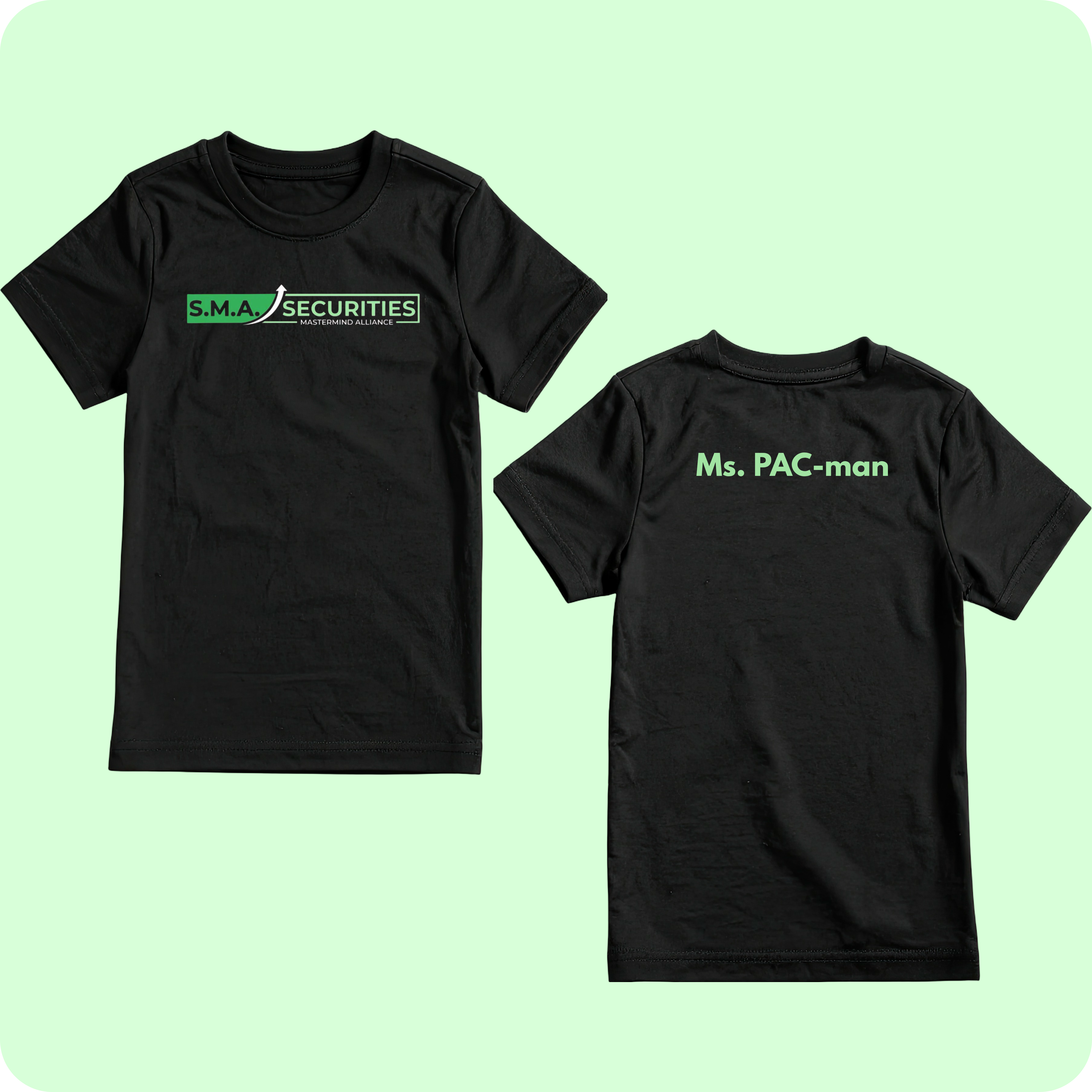 SMA Securities T-shirt - Ms. PACK MAN