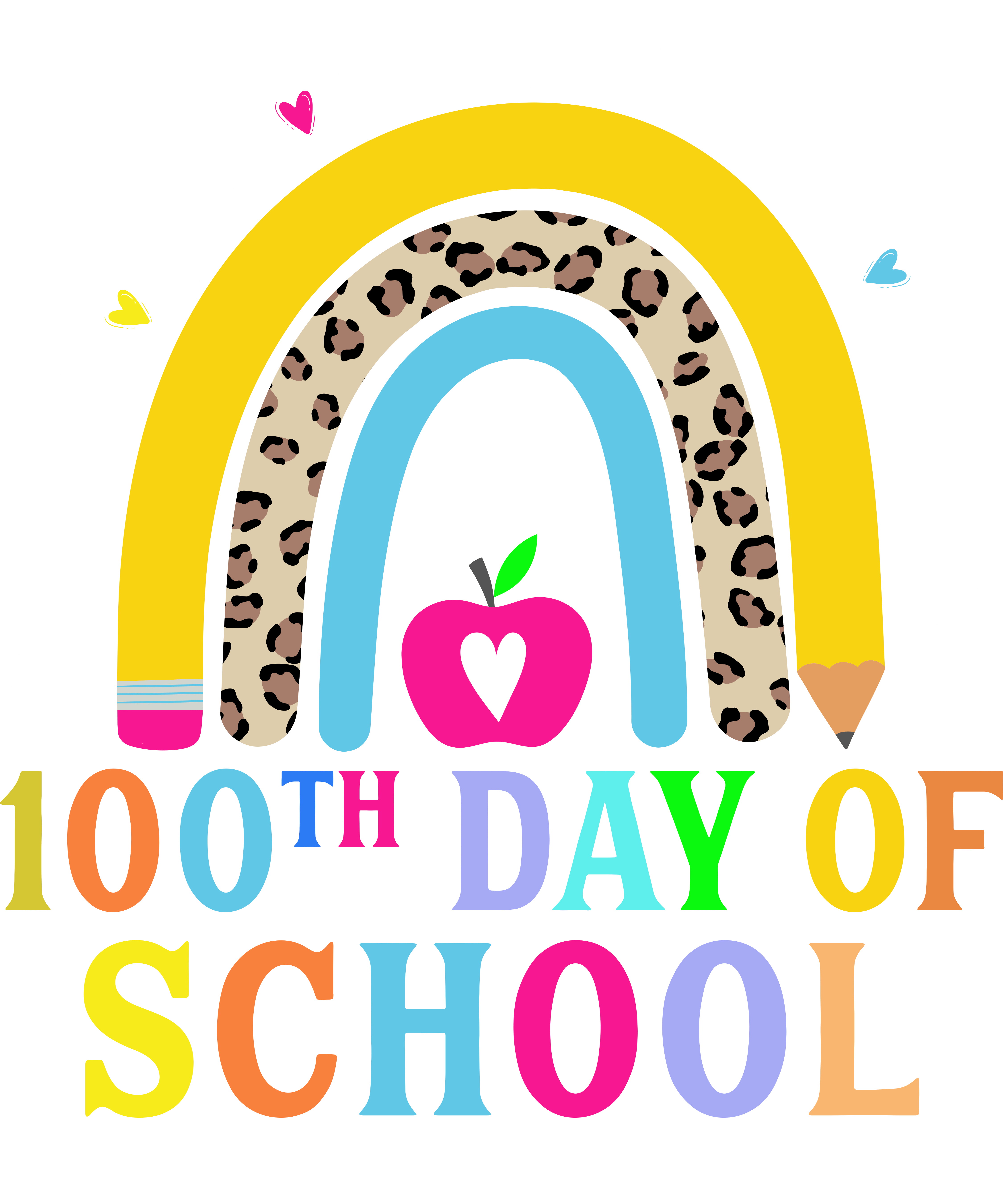 Where Adventure Begins Rainbow School | DTF Ready To Press Designs