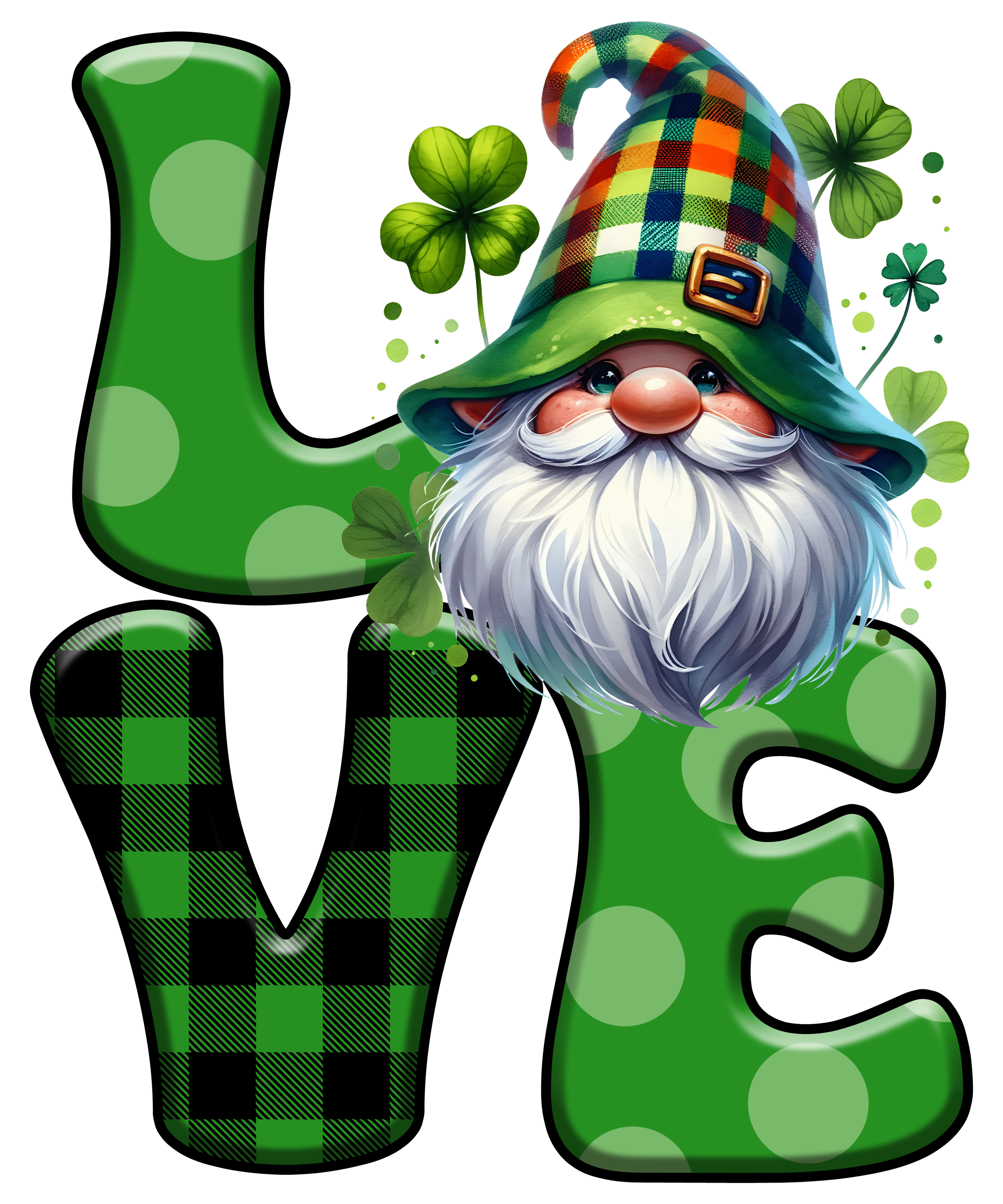 Cute Patrick's Gnome - Saint Patrick's Design | DTF Jersey