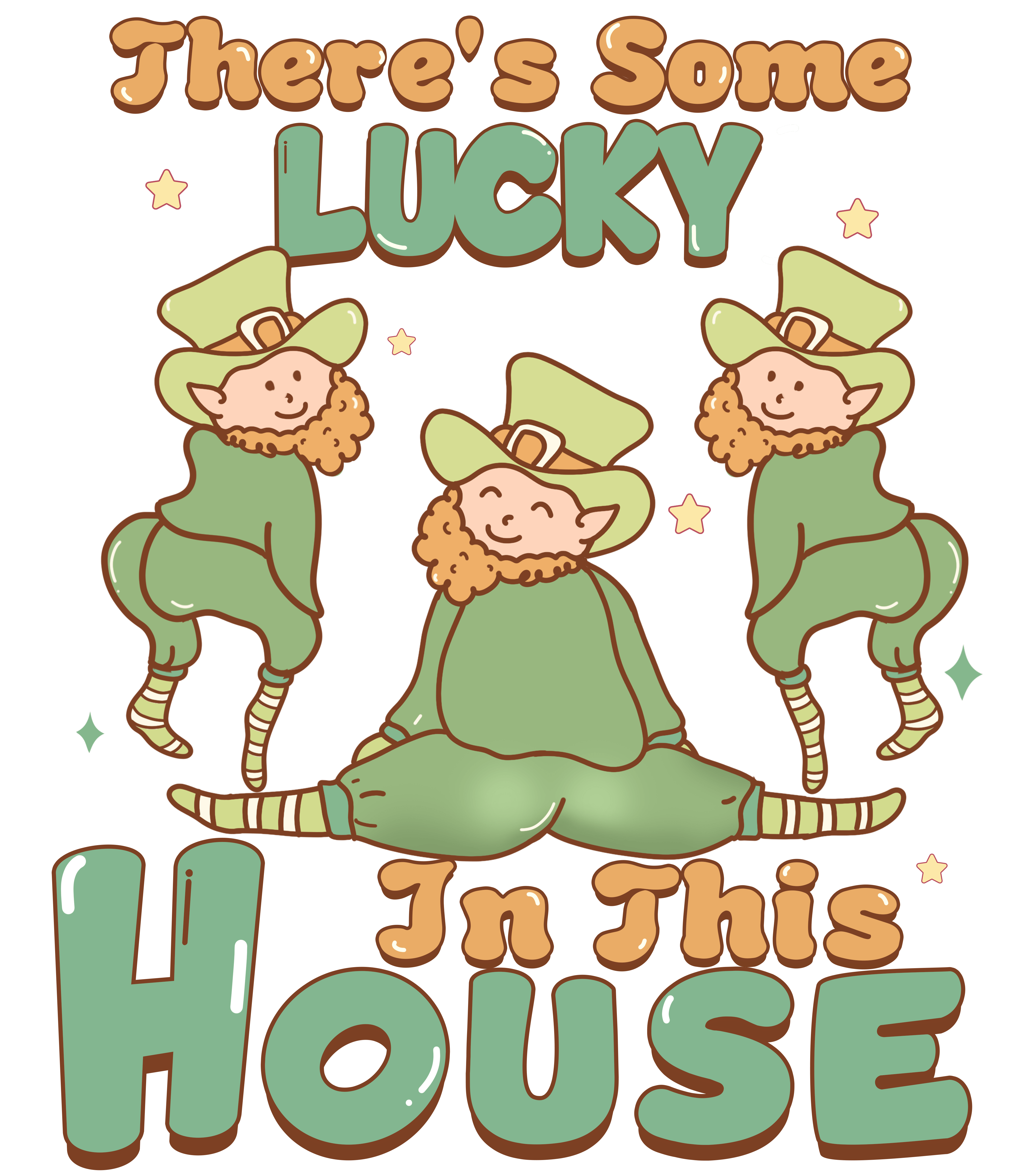 There's Some Lucky in This House Design | DTF Jersey