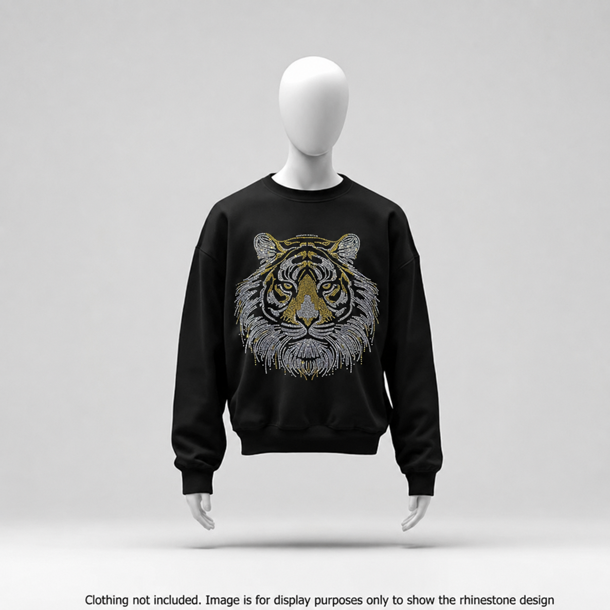 Tiger Rhinestone Hot Fix Transfer | Style 24010