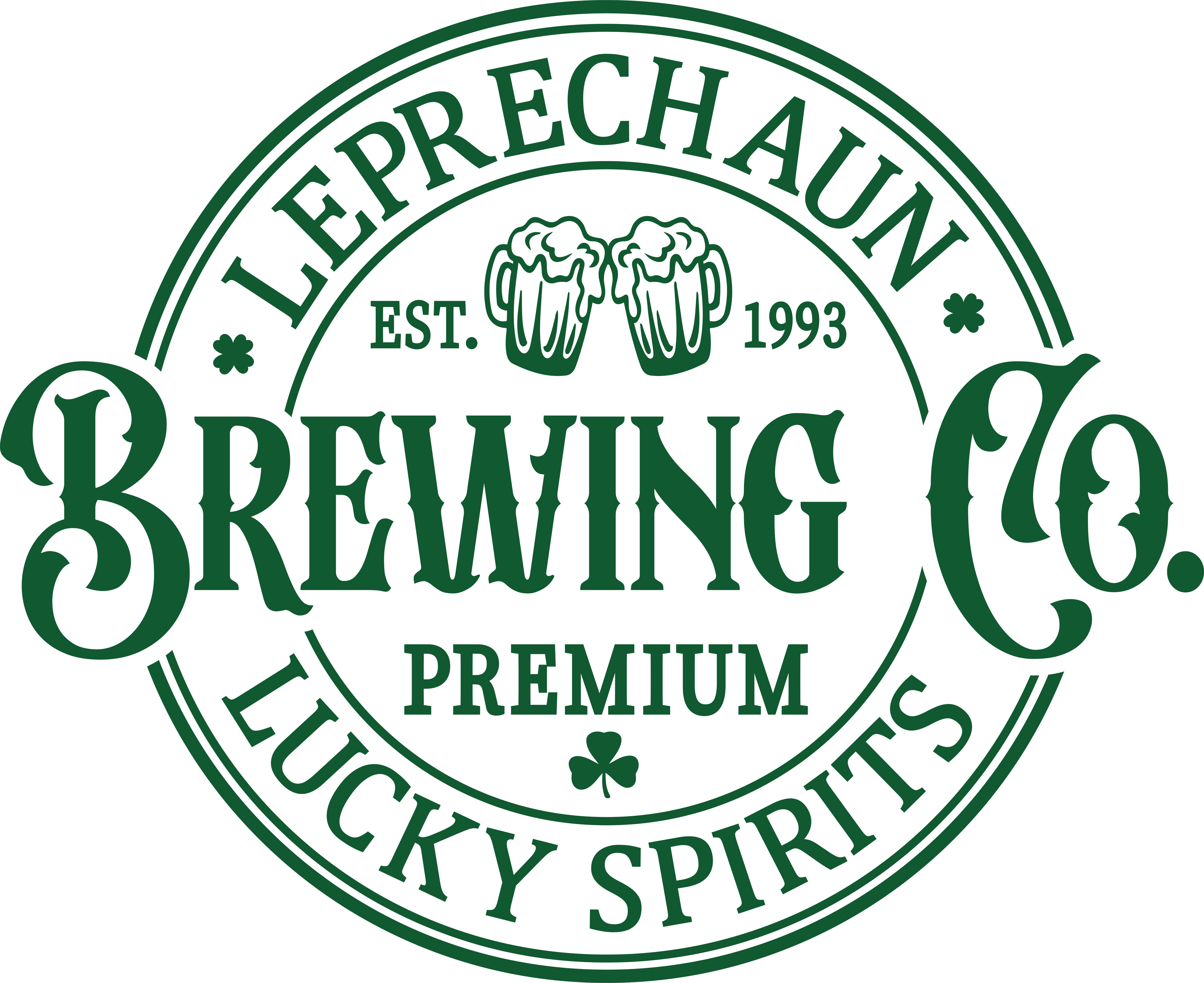 St. Patrick's Day Leprechaun Brewing Co. Design | DTF Jersey