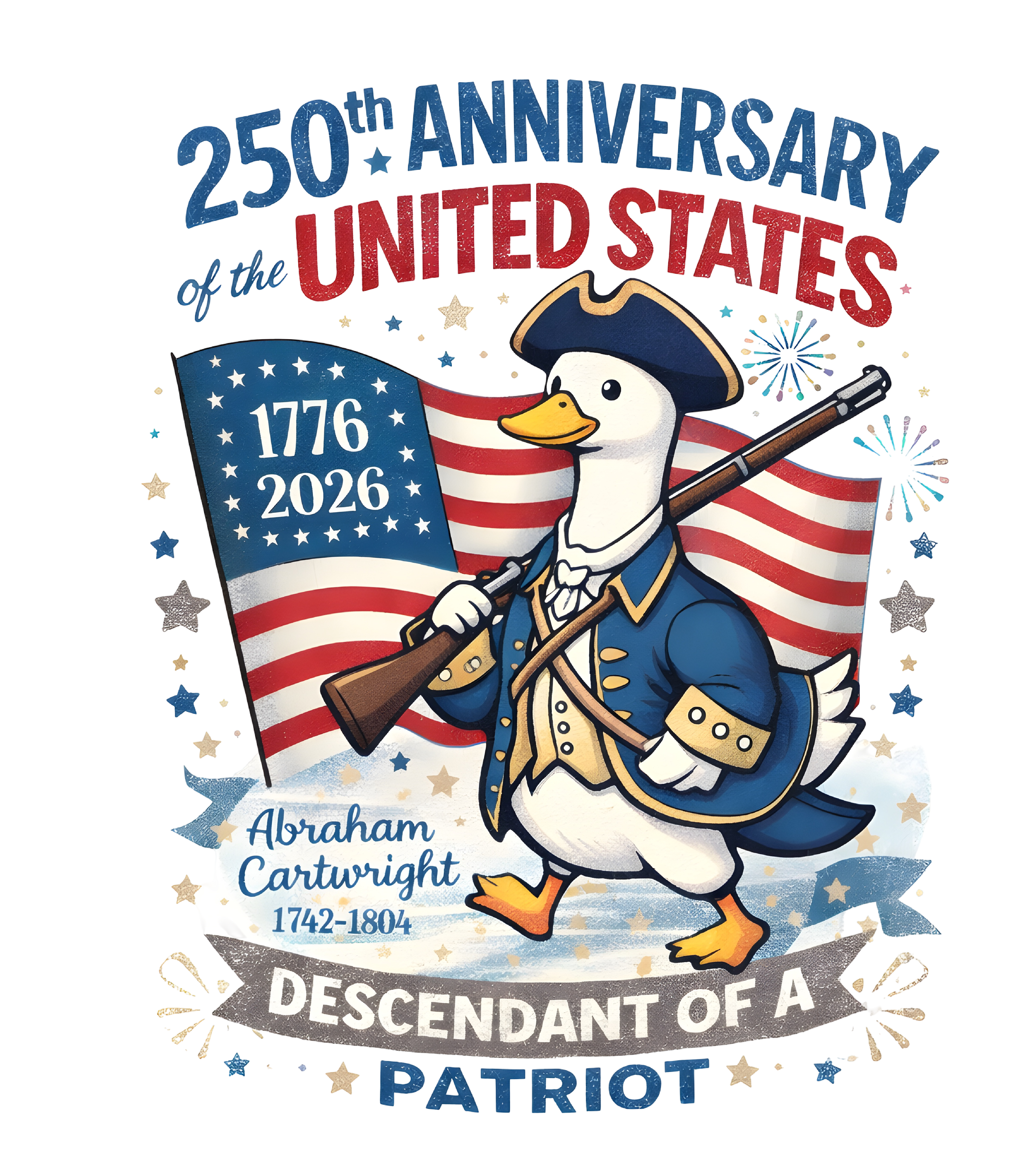 Duck USA 250th Anniversary DTF-Ready to Press (V2) | DTF Jersey