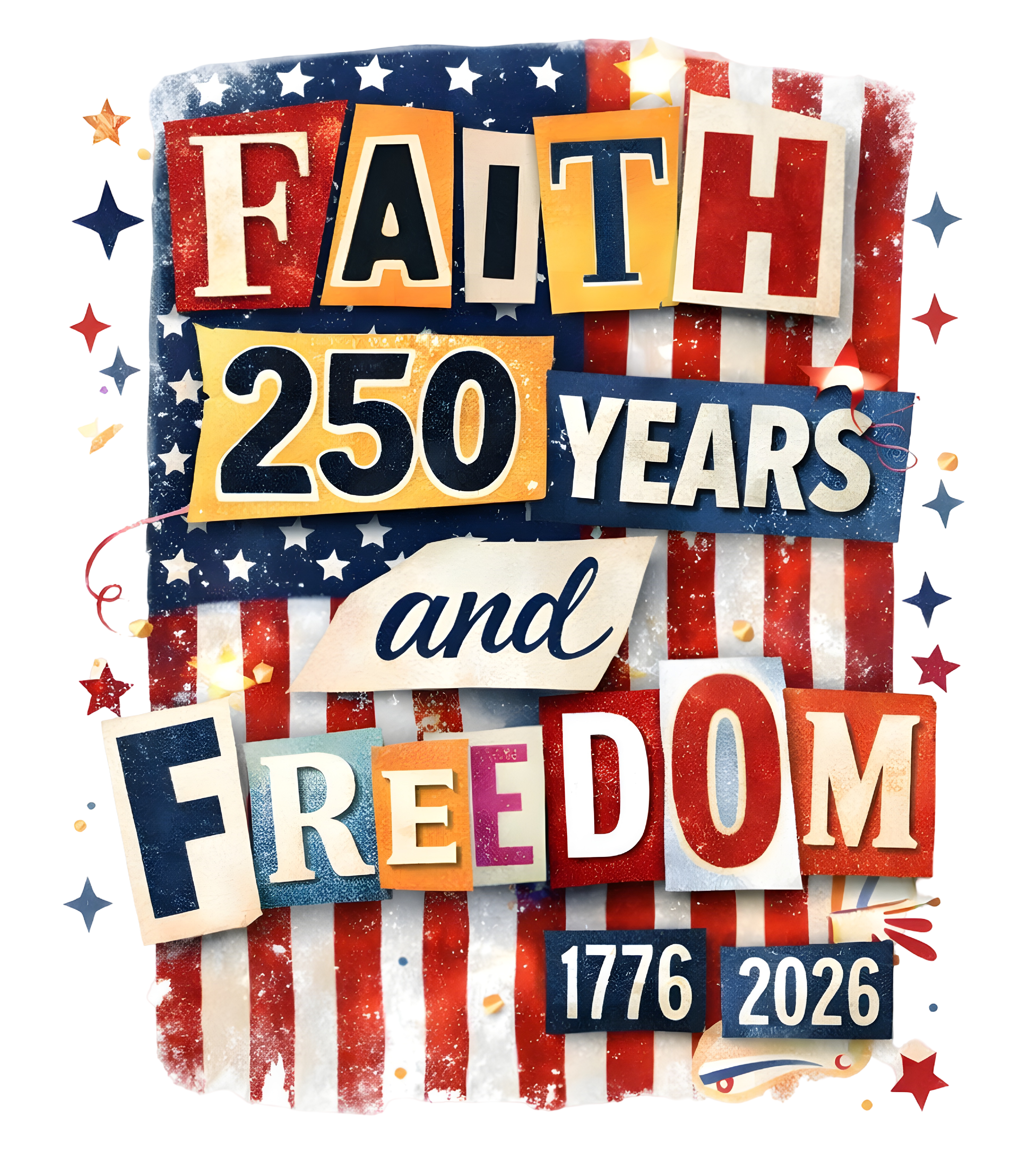 Faith - USA 250th Anniversary DTF-Ready to Press (V2) | DTF Jersey