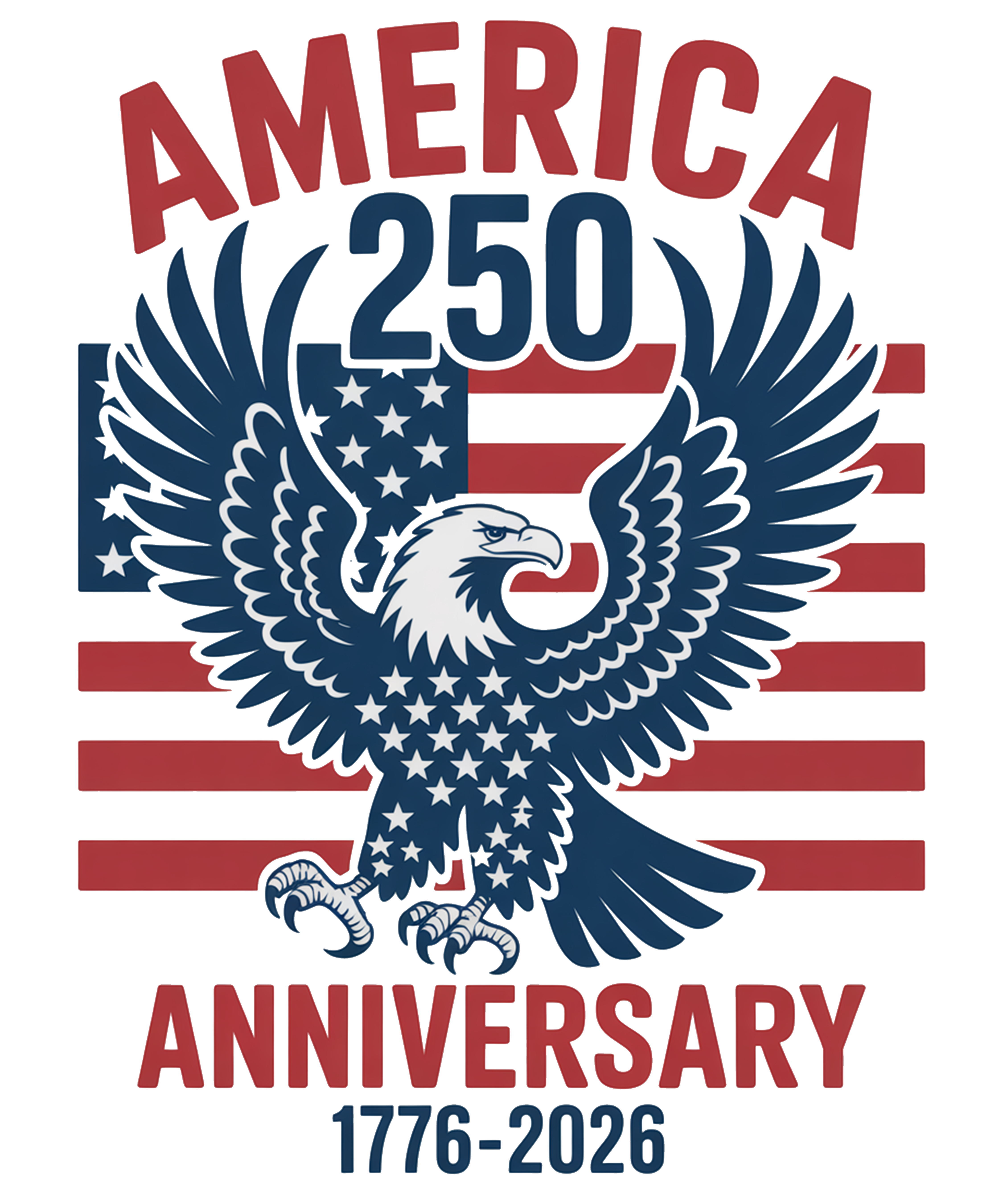 Eagle Wings - USA 250th Anniversary DTF-Ready to Press (V2) | DTF Jersey