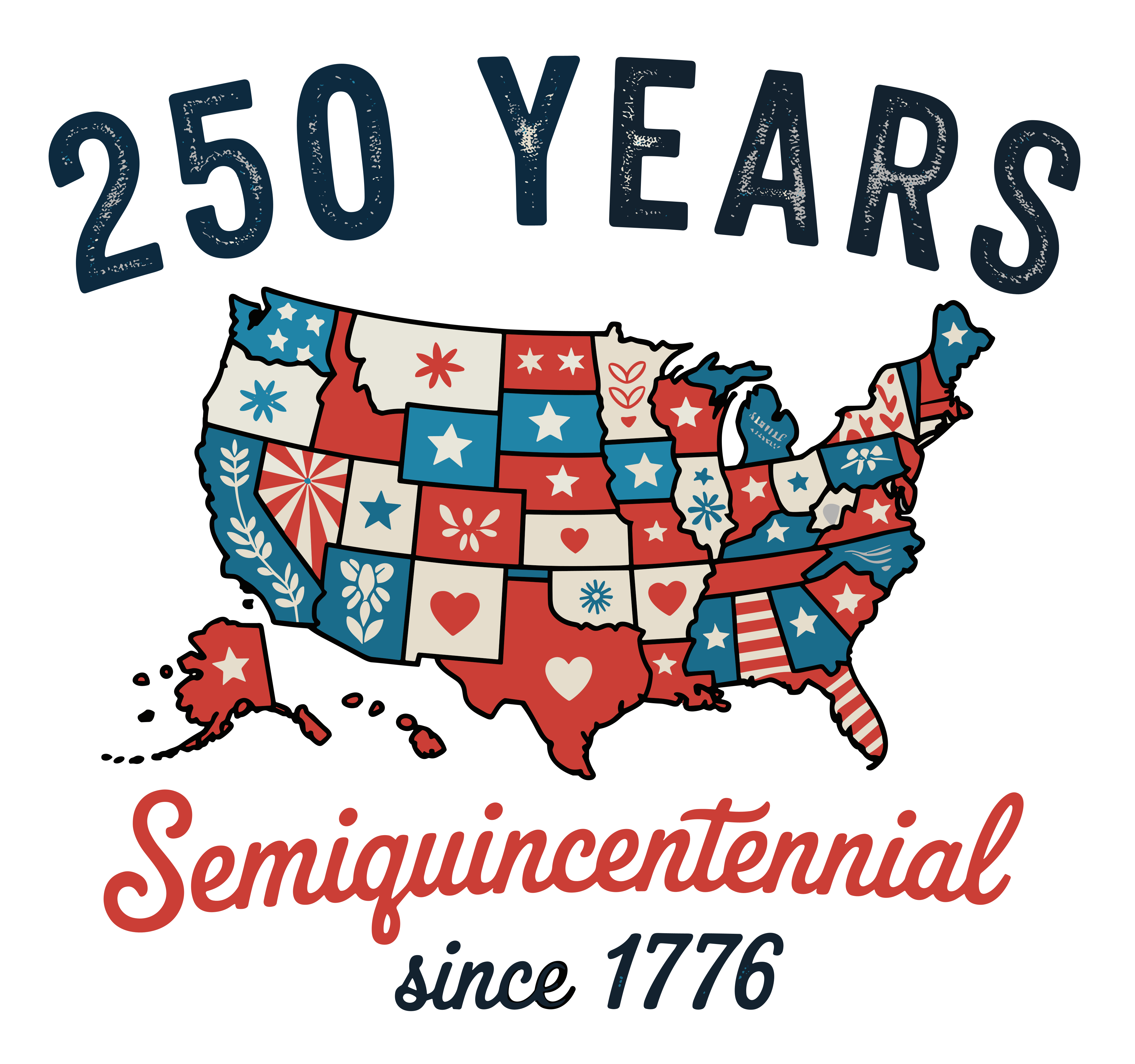 Semiquincentennial - USA 250th Anniversary DTF-Ready to Press (V2) | DTF Jersey