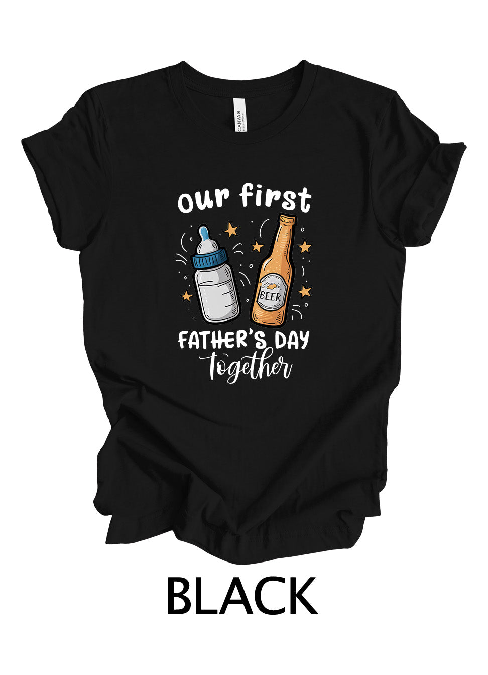 Our First Father’s Day Together – Baby Bottle & Beer | Father's Day Ready To Press Designs