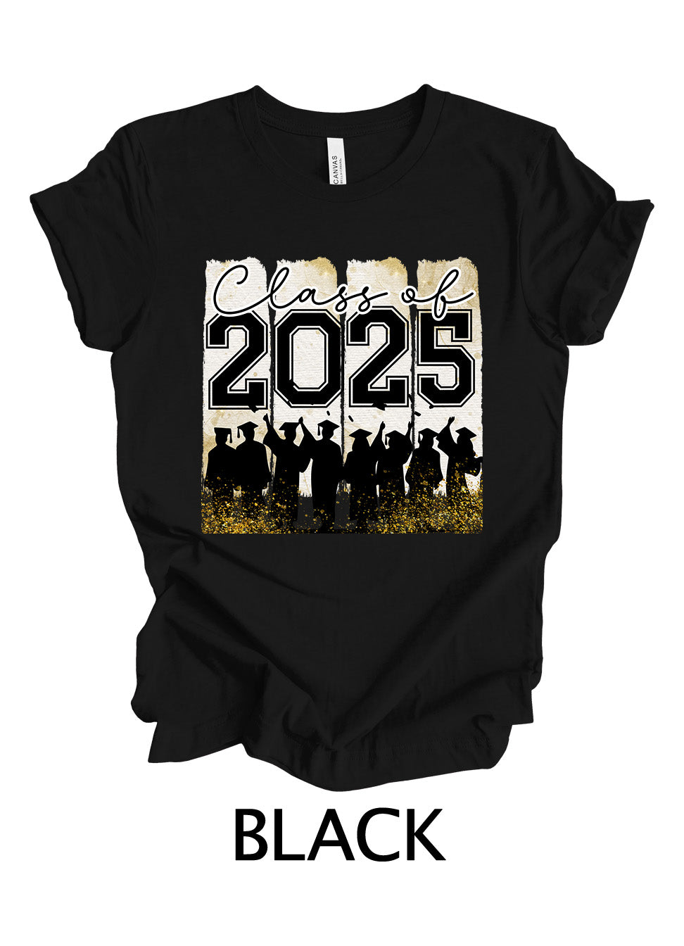 Bold Class of 2025 Gold | Graduation Ready To Press Designs