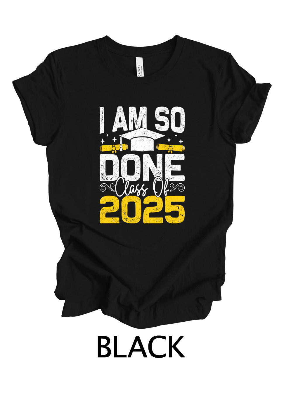 Straight Outta School 2025 | Graduation Ready To Press Designs