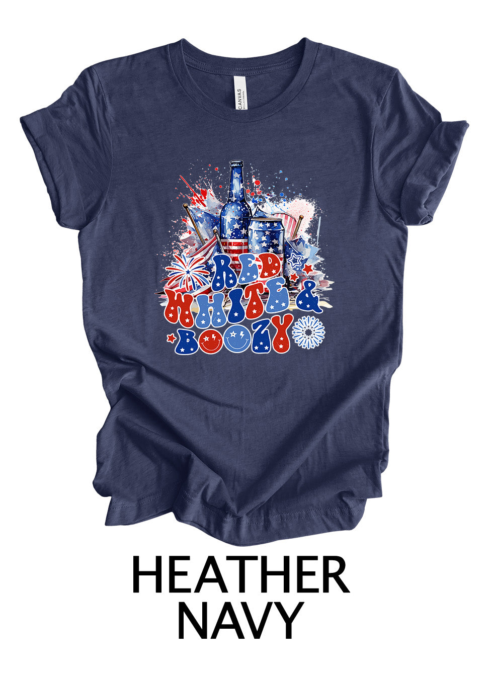 Red, White & Boozy | 4th Of July Ready To Press Designs