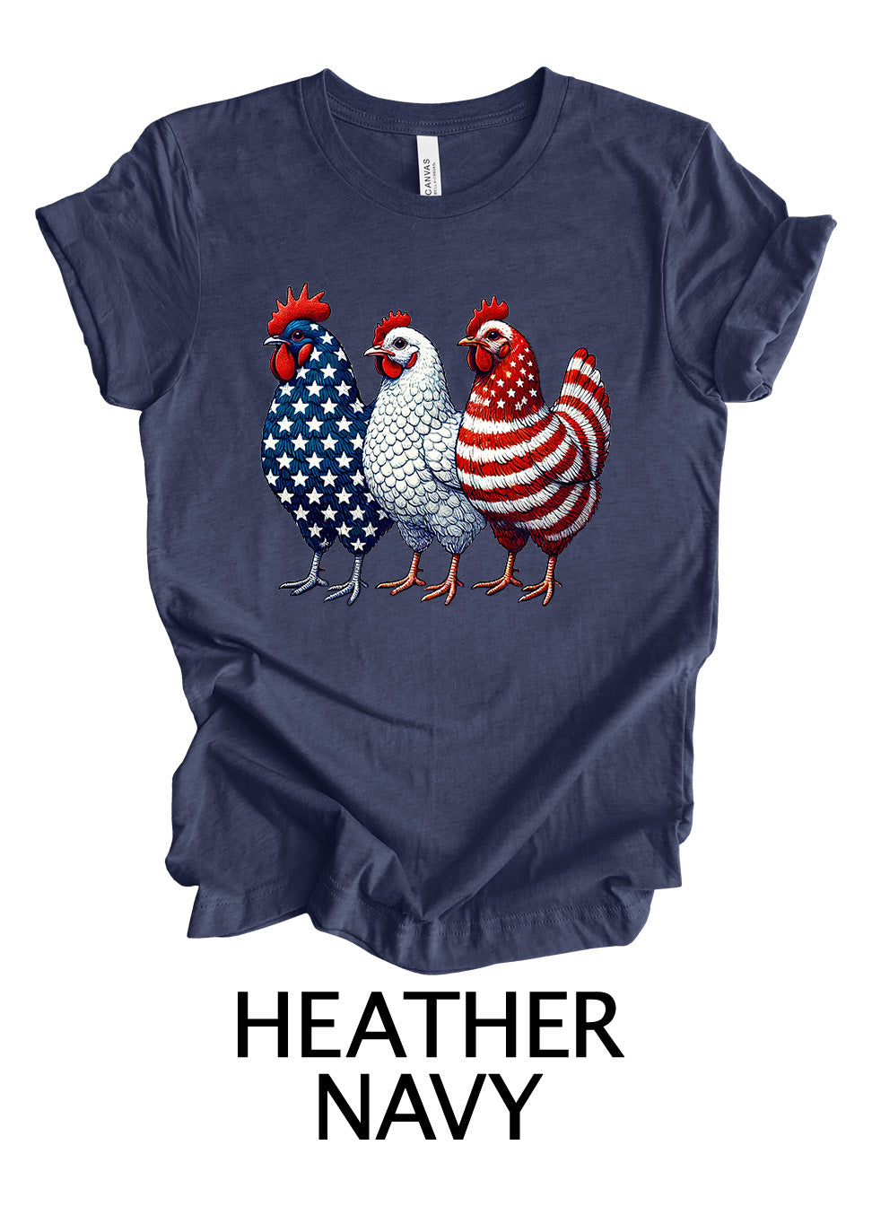 Patriotic Chickens | 4th Of July Ready To Press Designs