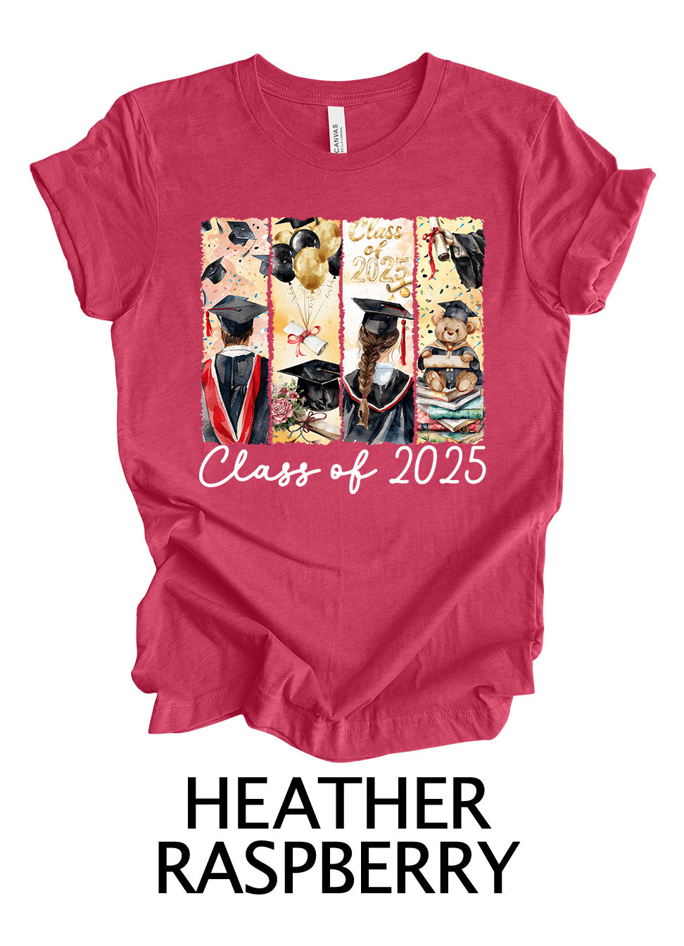 Class of 2025 Watercolor Panel | Graduation Ready To Press Designs