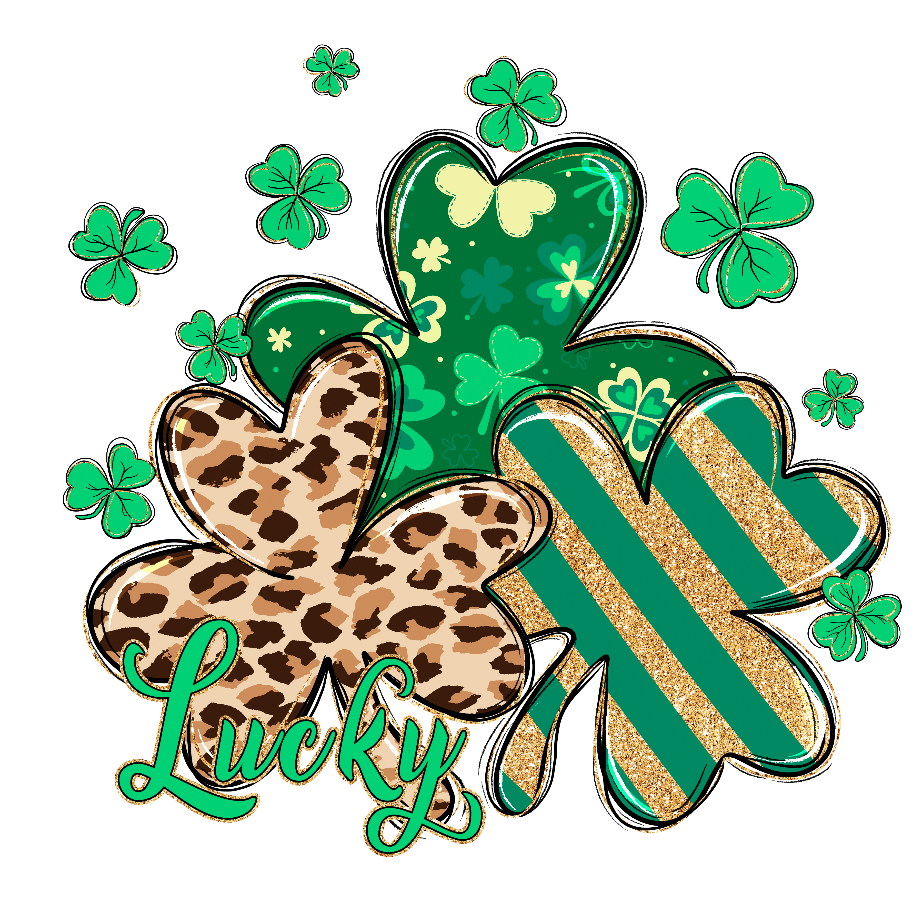 Lucky Clover St. Patrick's Day Design | DTF Jersey
