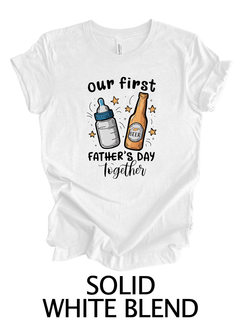 Our First Father’s Day Together – Baby Bottle & Beer | Father's Day Ready To Press Designs
