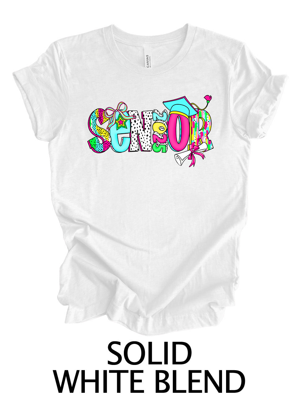Color Pop Senior 2025 | Graduation Ready To Press Designs