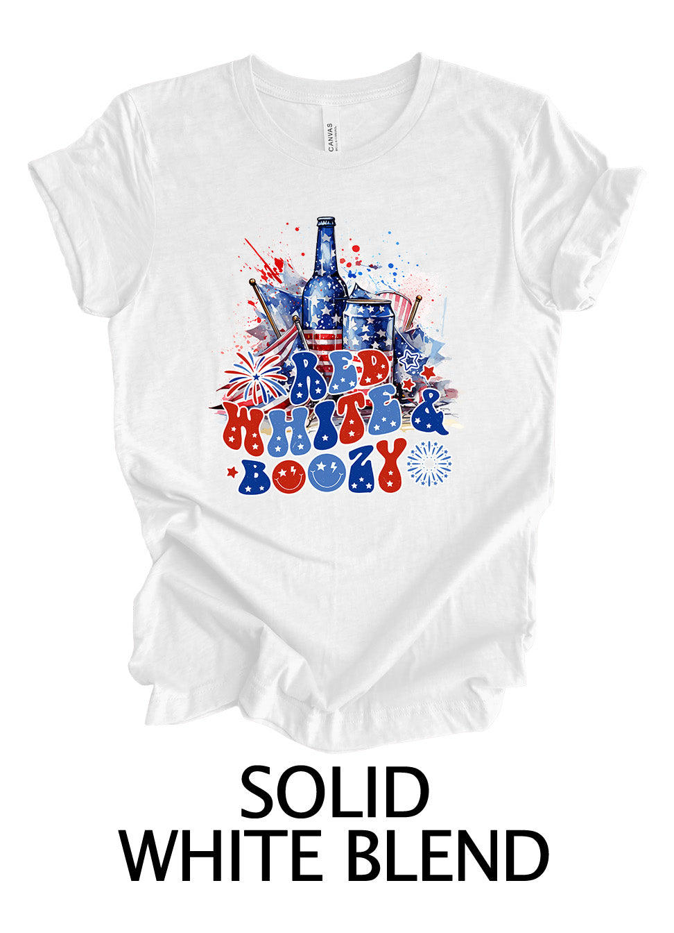 Red, White & Boozy | 4th Of July Ready To Press Designs