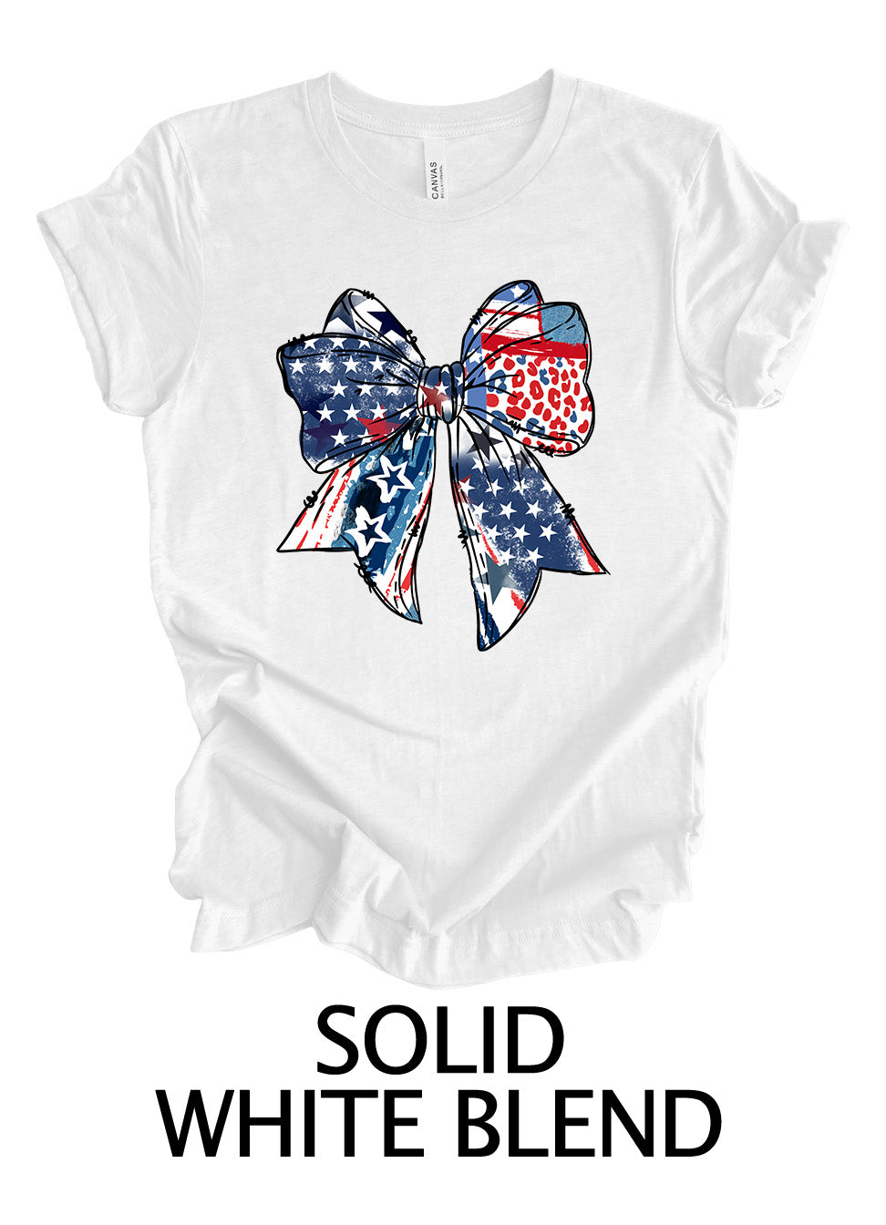 Patriotic Leopard Bow | 4th Of July Ready To Press Designs