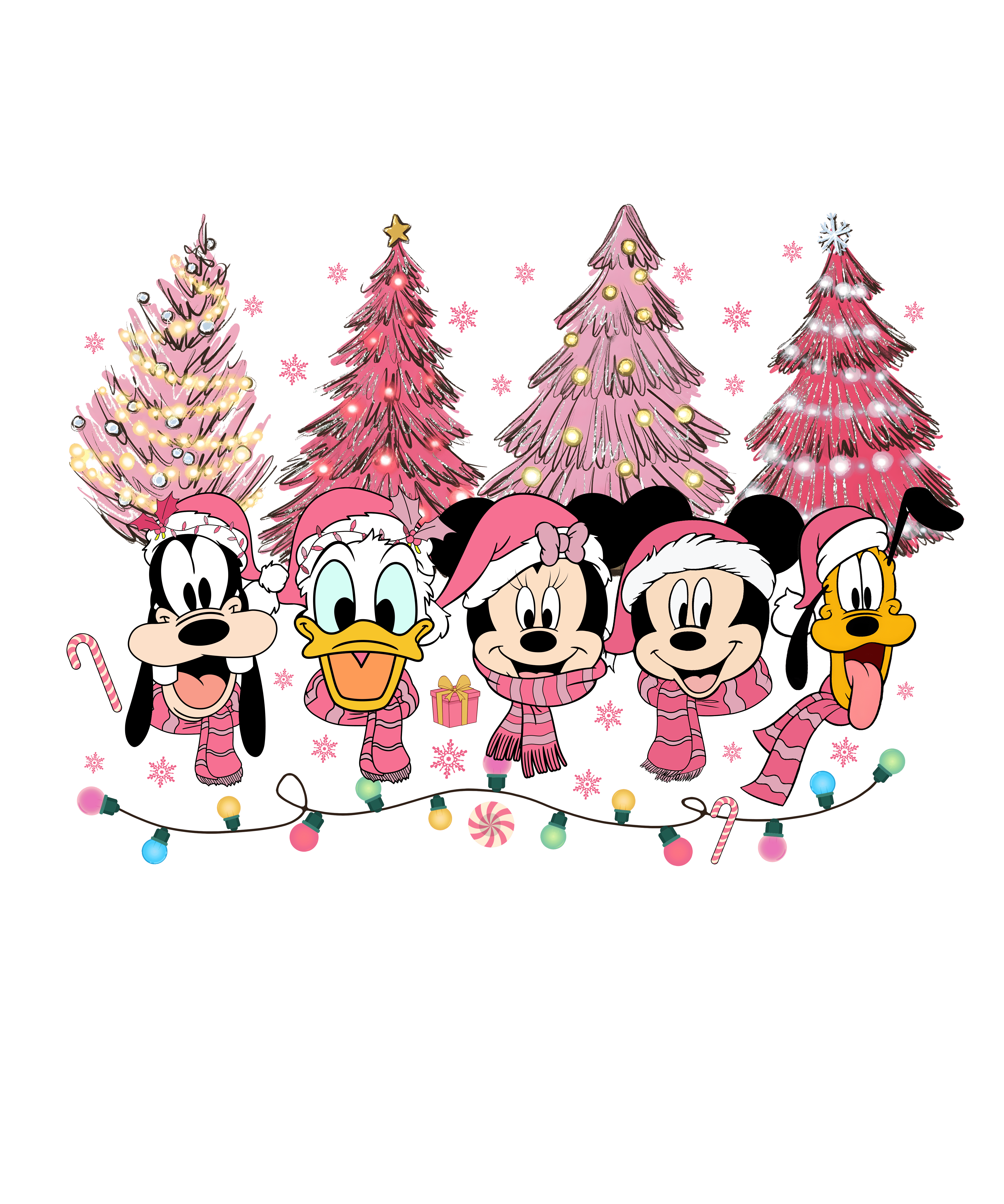 Mickey Mouse Christmas Tree DTF Ready to Press | DTF Jersey
