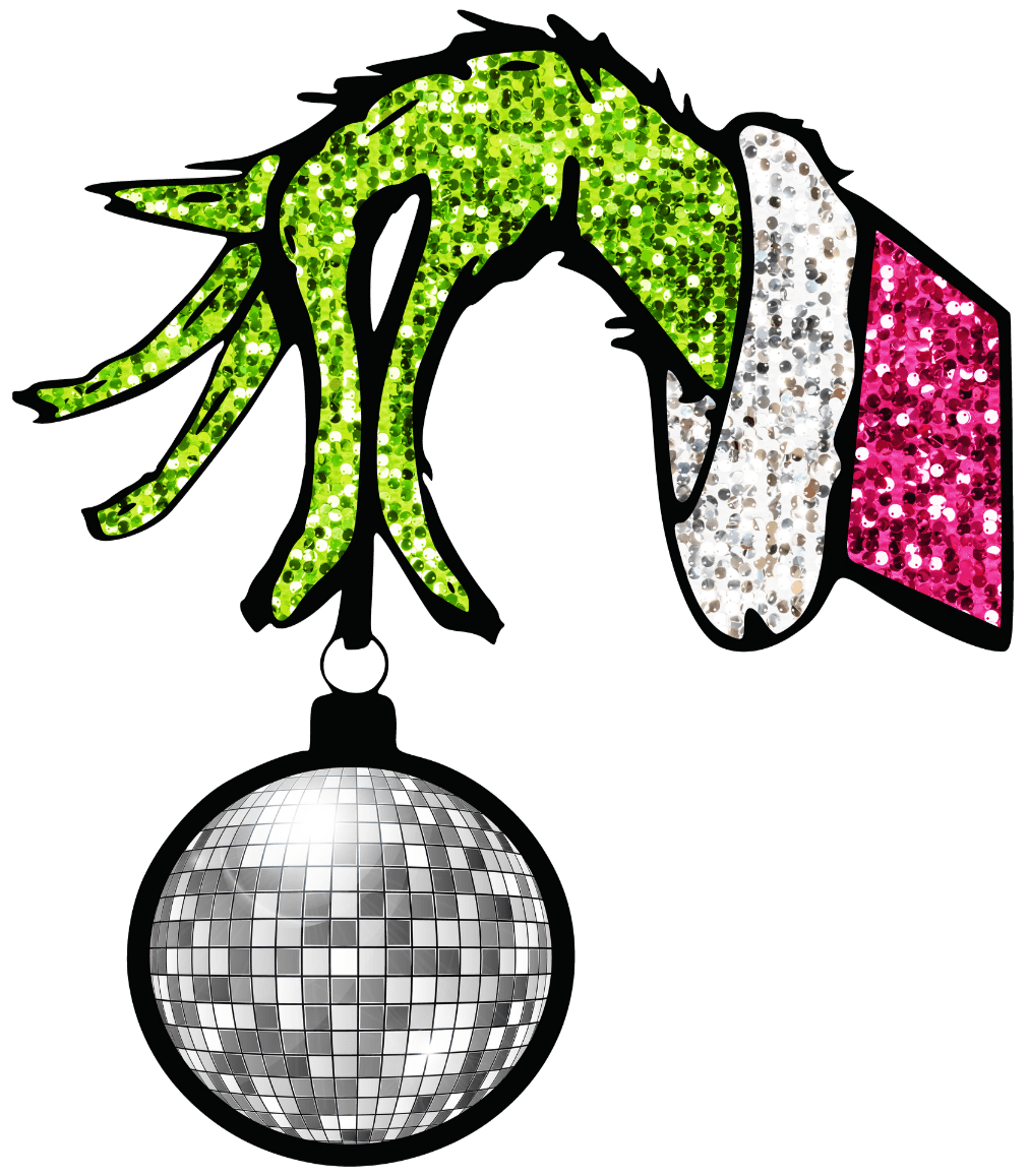 Grinch Christmas Party Design - DTF Ready To Press