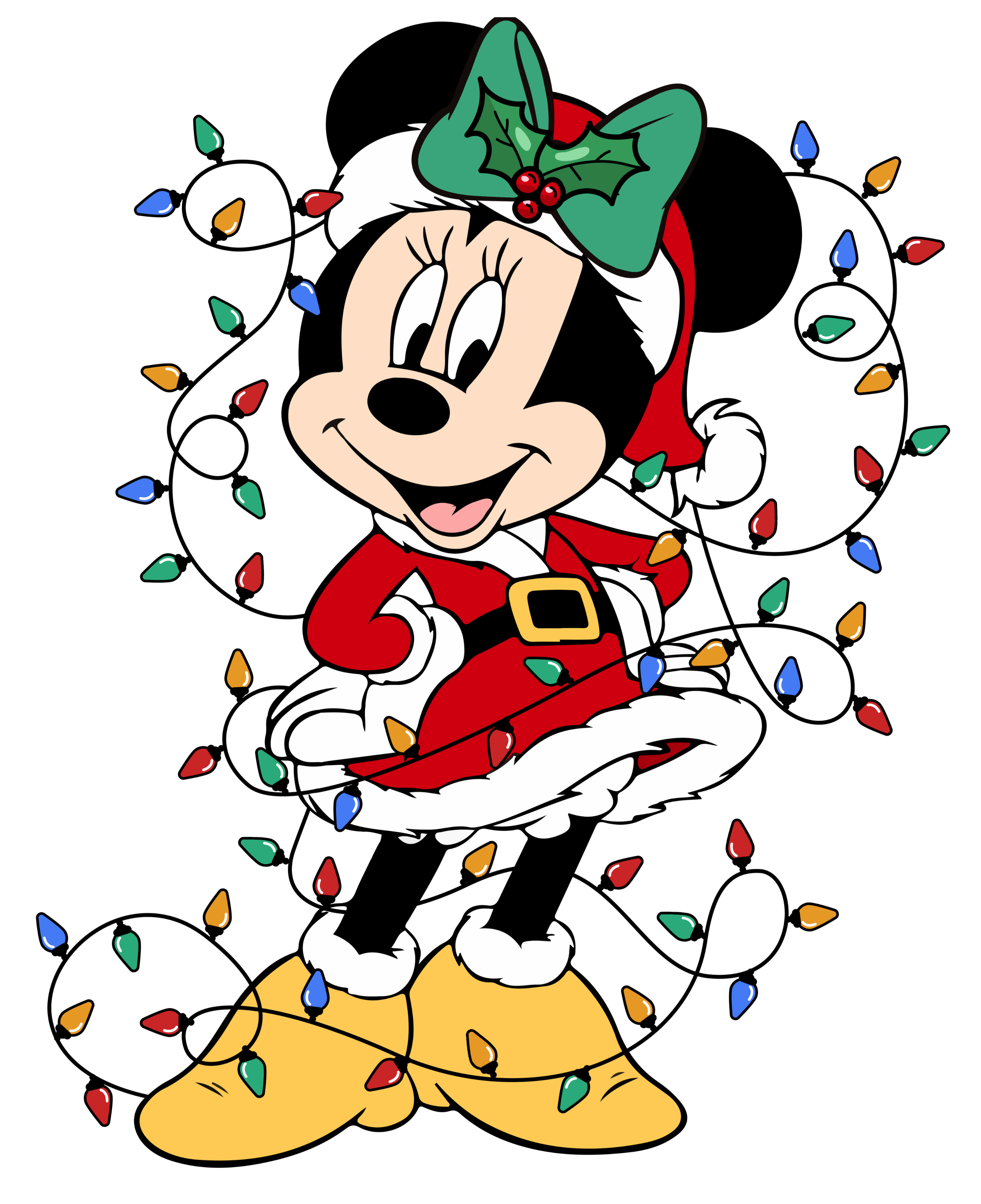 Minnie Mouse Christmas DTF Ready to Press V1 | DTF Jersey