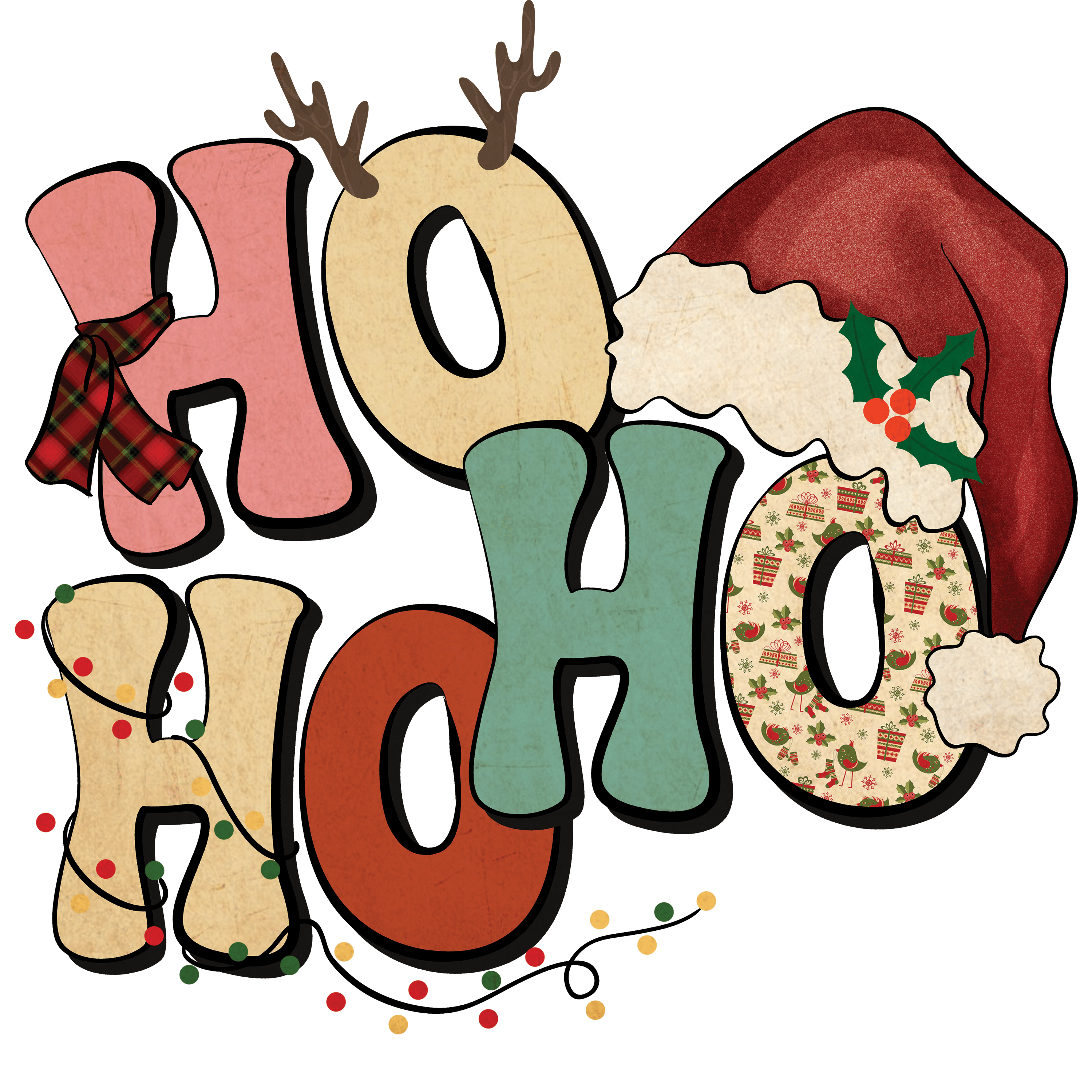 Christmas Santa Design DTF-Ready to Press (V1) | DTF Jersey