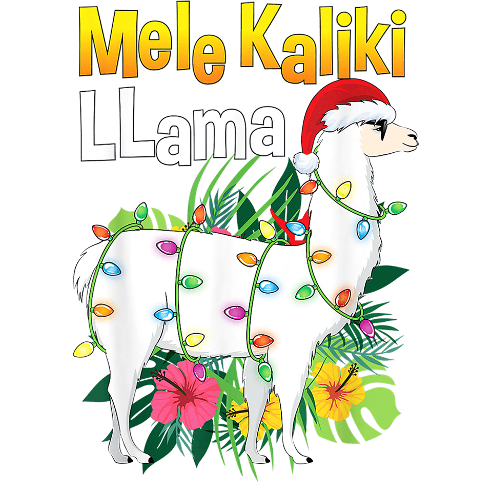 Christmas Llama Design DTF-Ready to Press (V1) | DTF Jersey