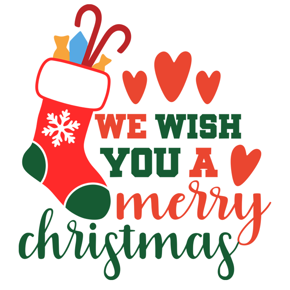 Merry Christmas DTF Design - Ready to Press V7 | DTF Jersey