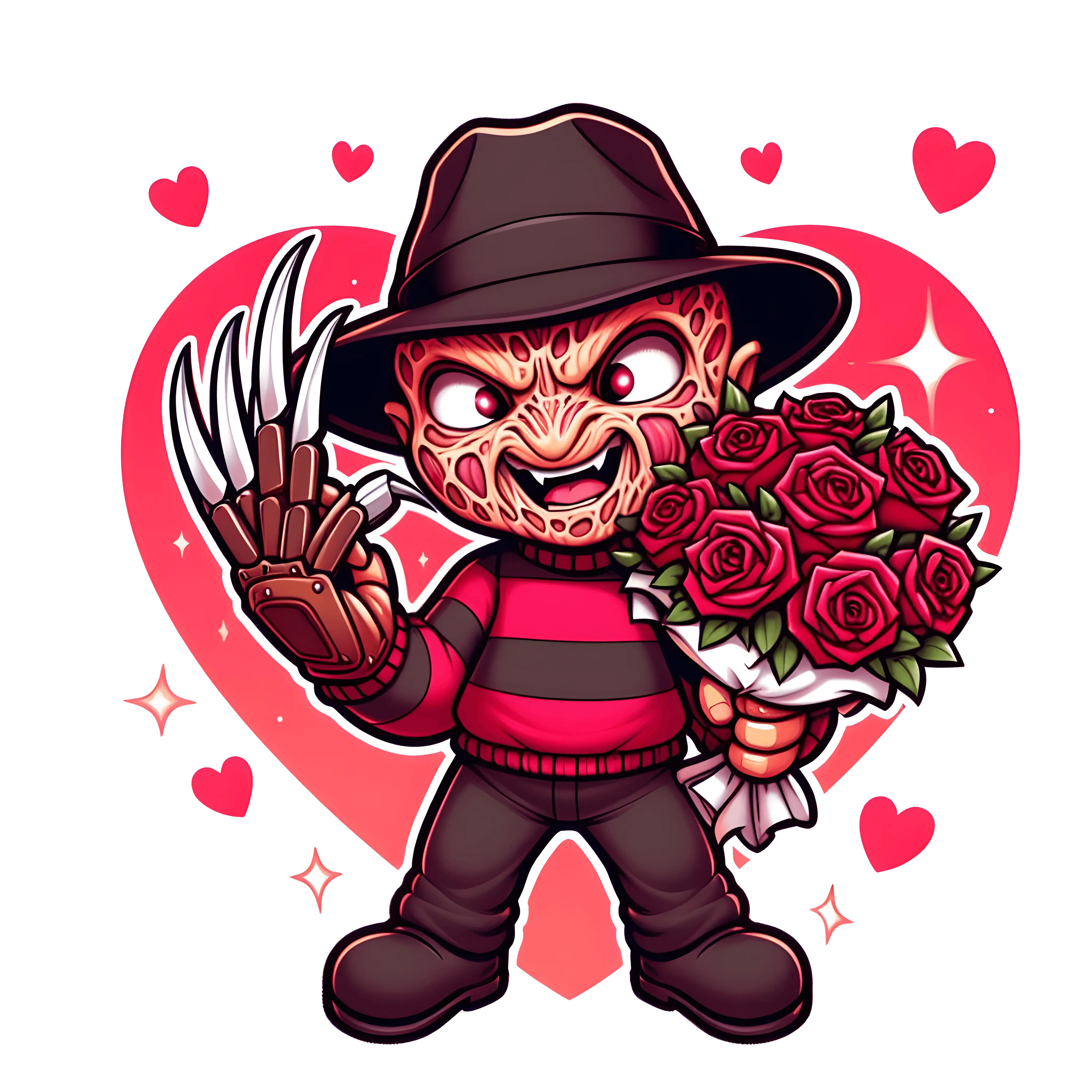 Freddy Valentine's Design - DTF Ready To Press - DTF Dallas