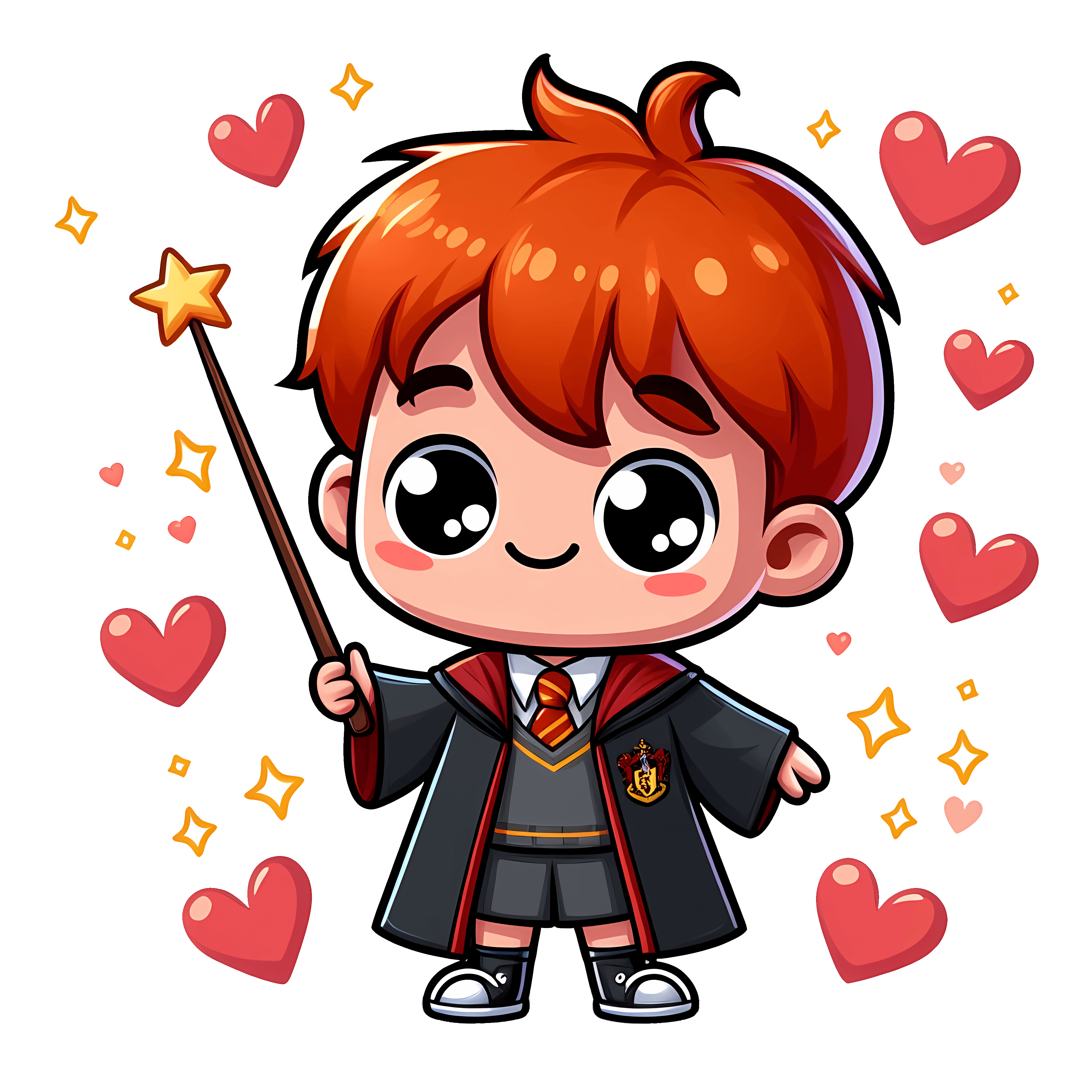 Harry Potter Valentine's Design - DTF Ready To Press