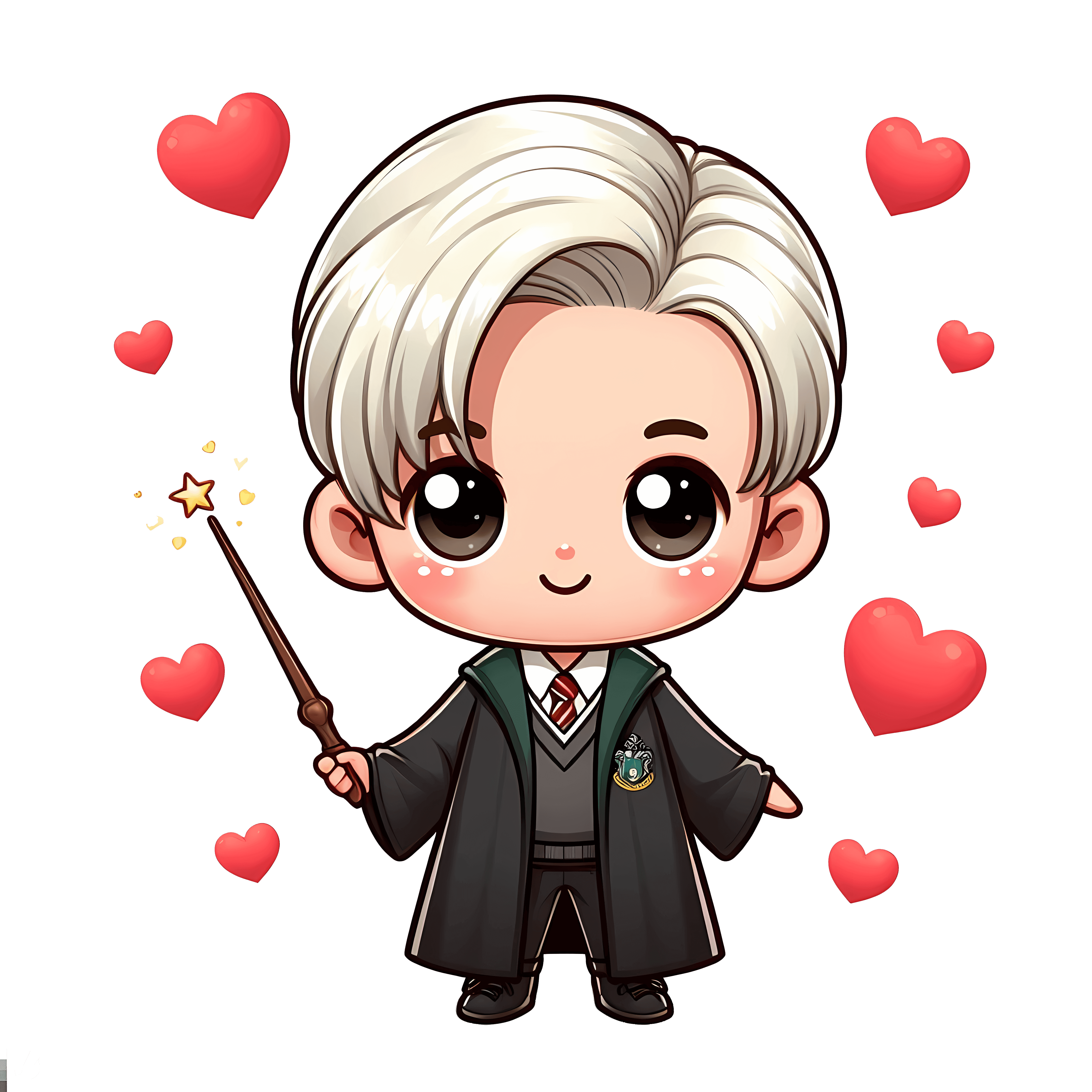 Draco Malfoy Valentine's Design - DTF Ready To Press