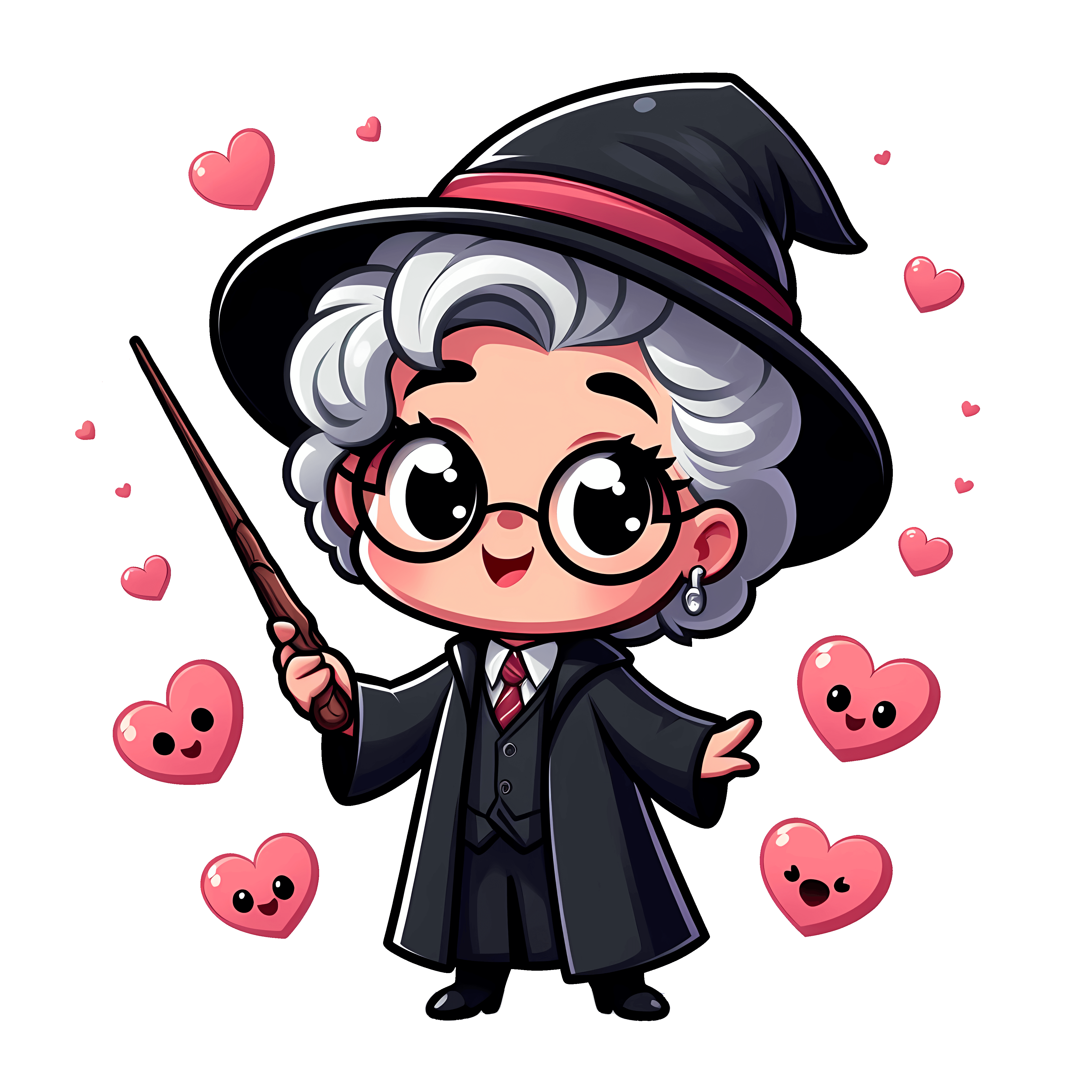 La Befana Valentine's Design - DTF Ready To Press