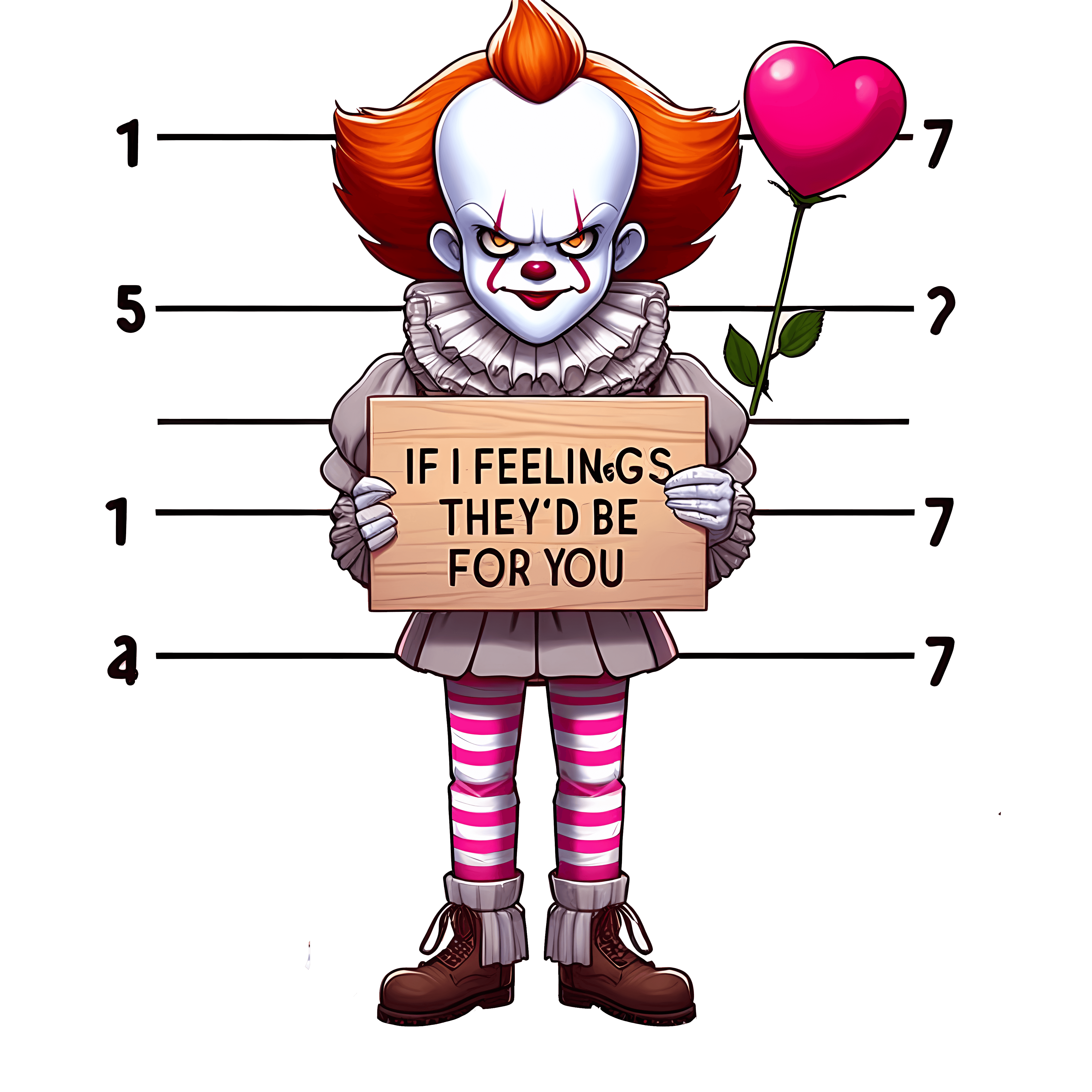 If I Feelings They'd Be For You Valentine's Design - DTF Ready To Press