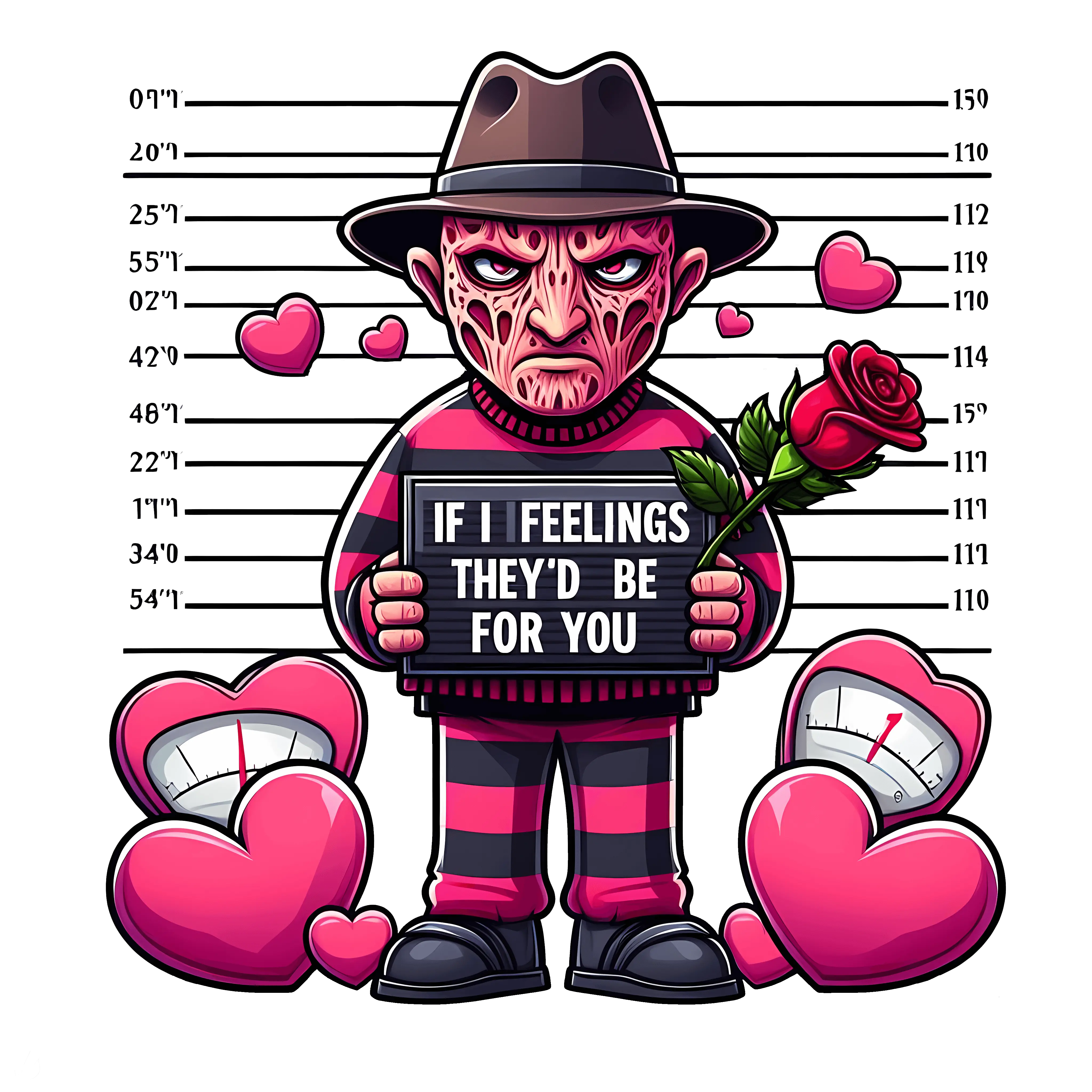 If I Have Feeling They'd Be For You Valentine's Design - DTF Ready To Press - DTF Dallas