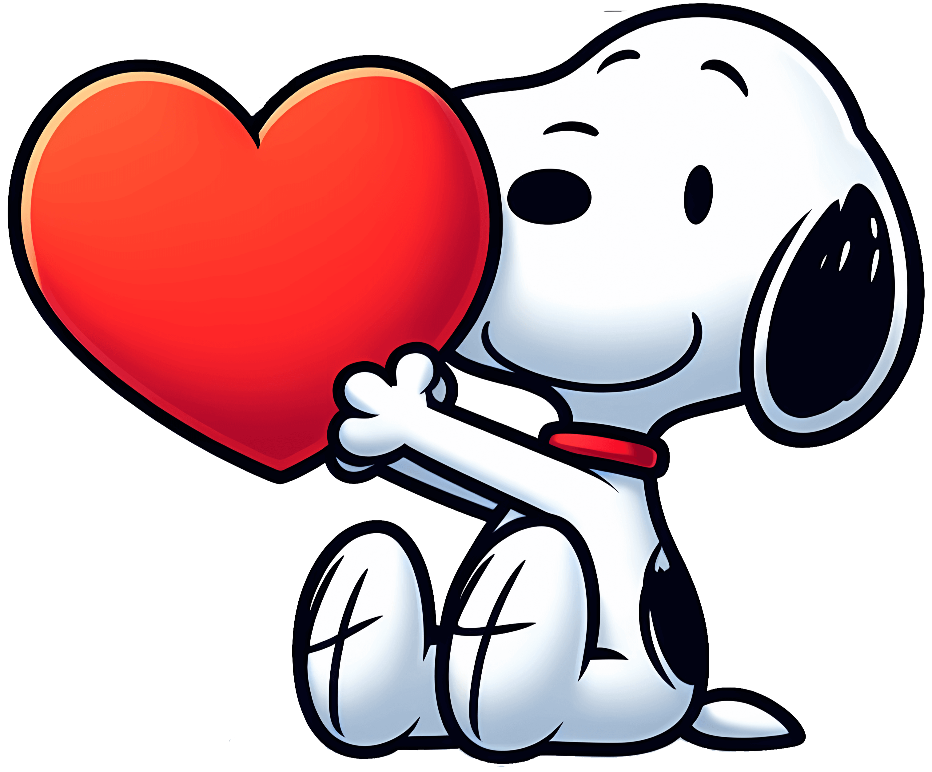 Snoopy Valentine's Design - DTF Ready To Press