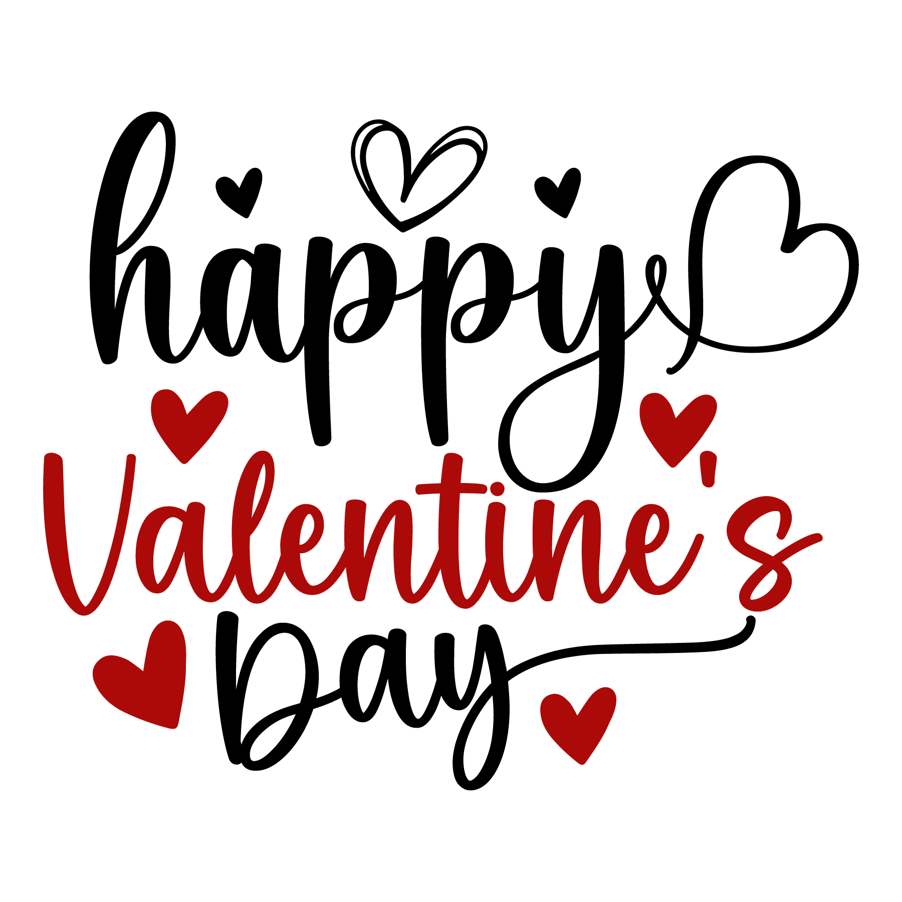 Happy Valentine's Day Valentine's Design - DTF Ready To Press