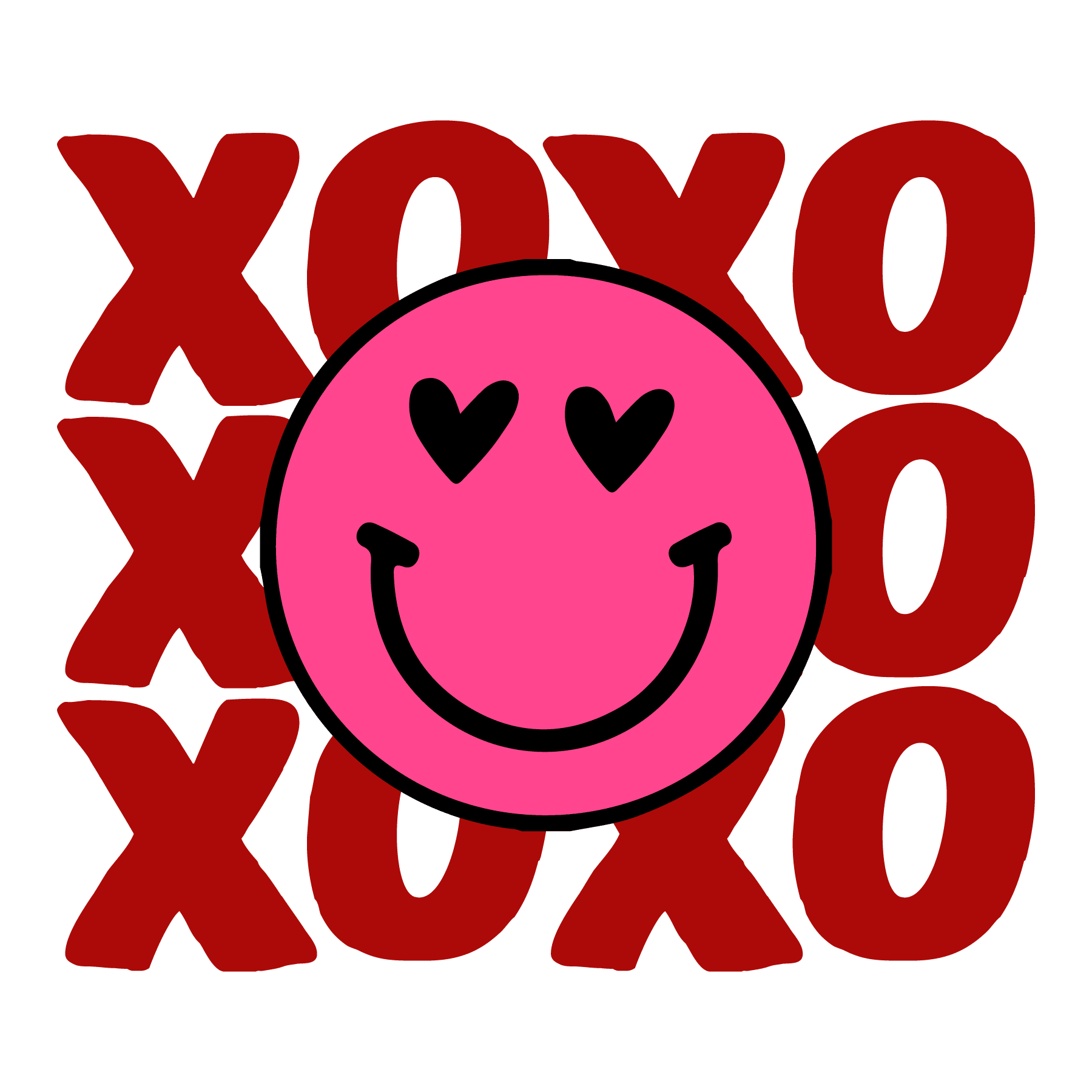 XOXO Valentine's Design - DTF Ready To Press