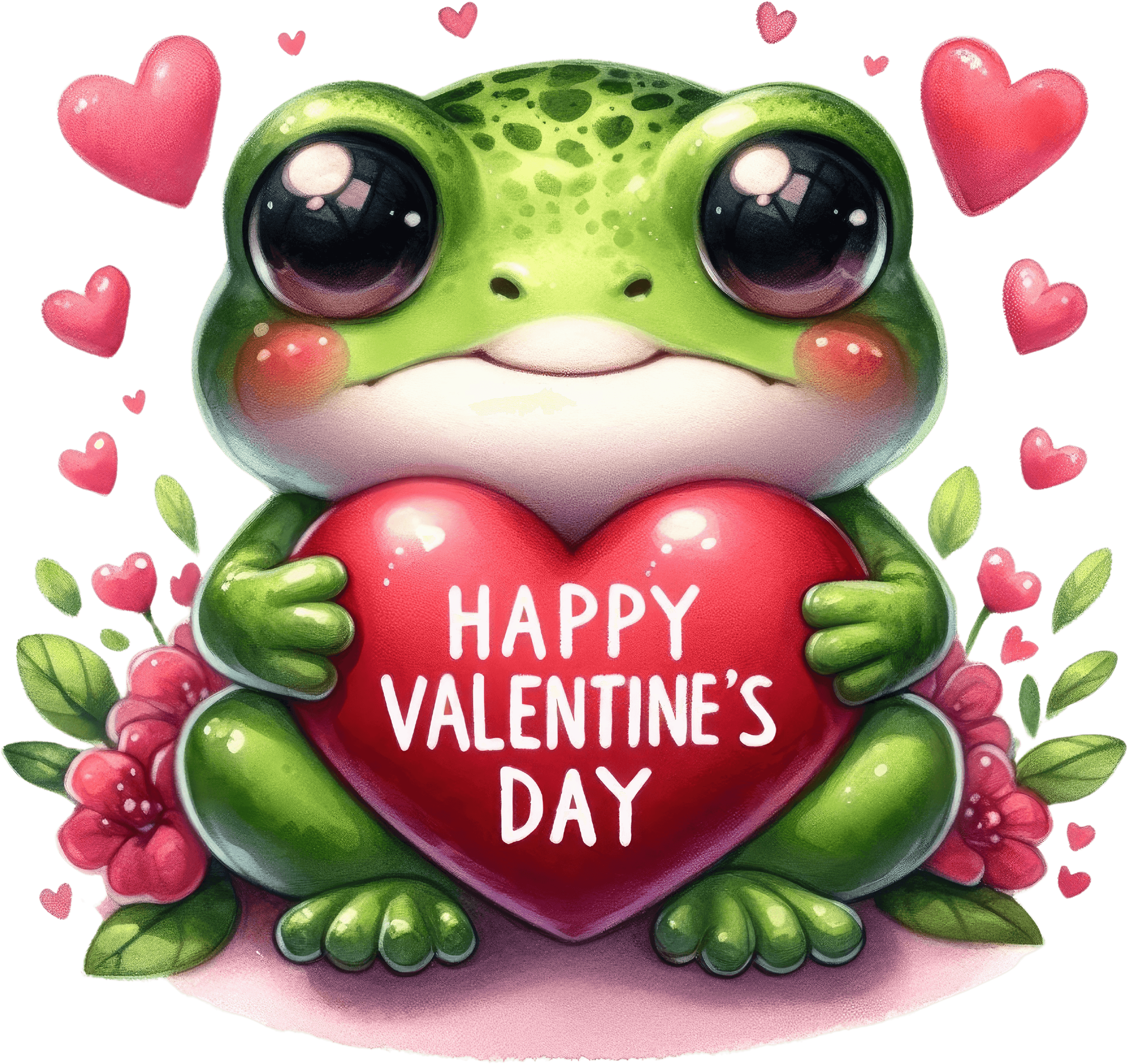 Happy Valentine's Day Valentine's Design - DTF Ready To Press