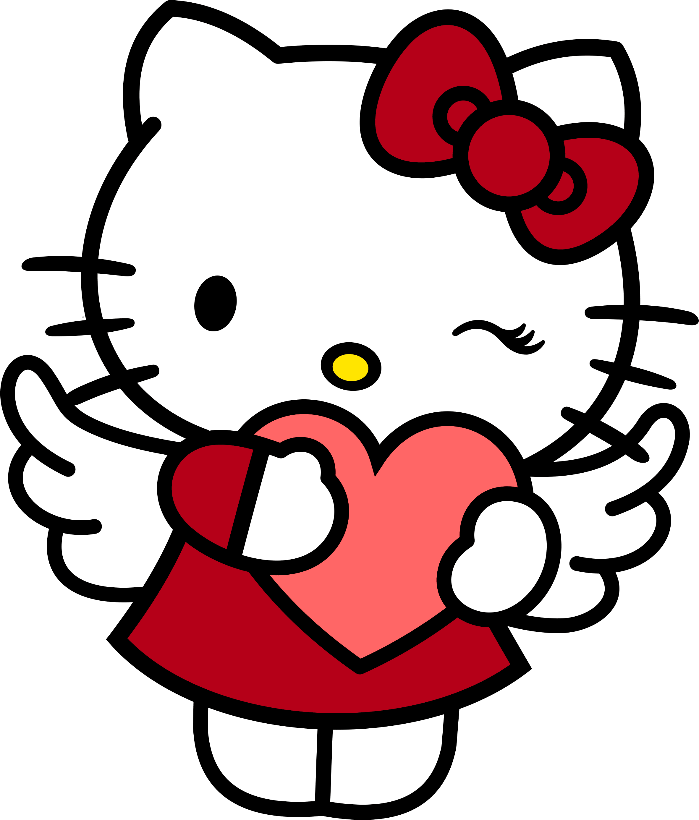Hello Kitty Valentine's Design - DTF Ready To Press - DTF Dallas