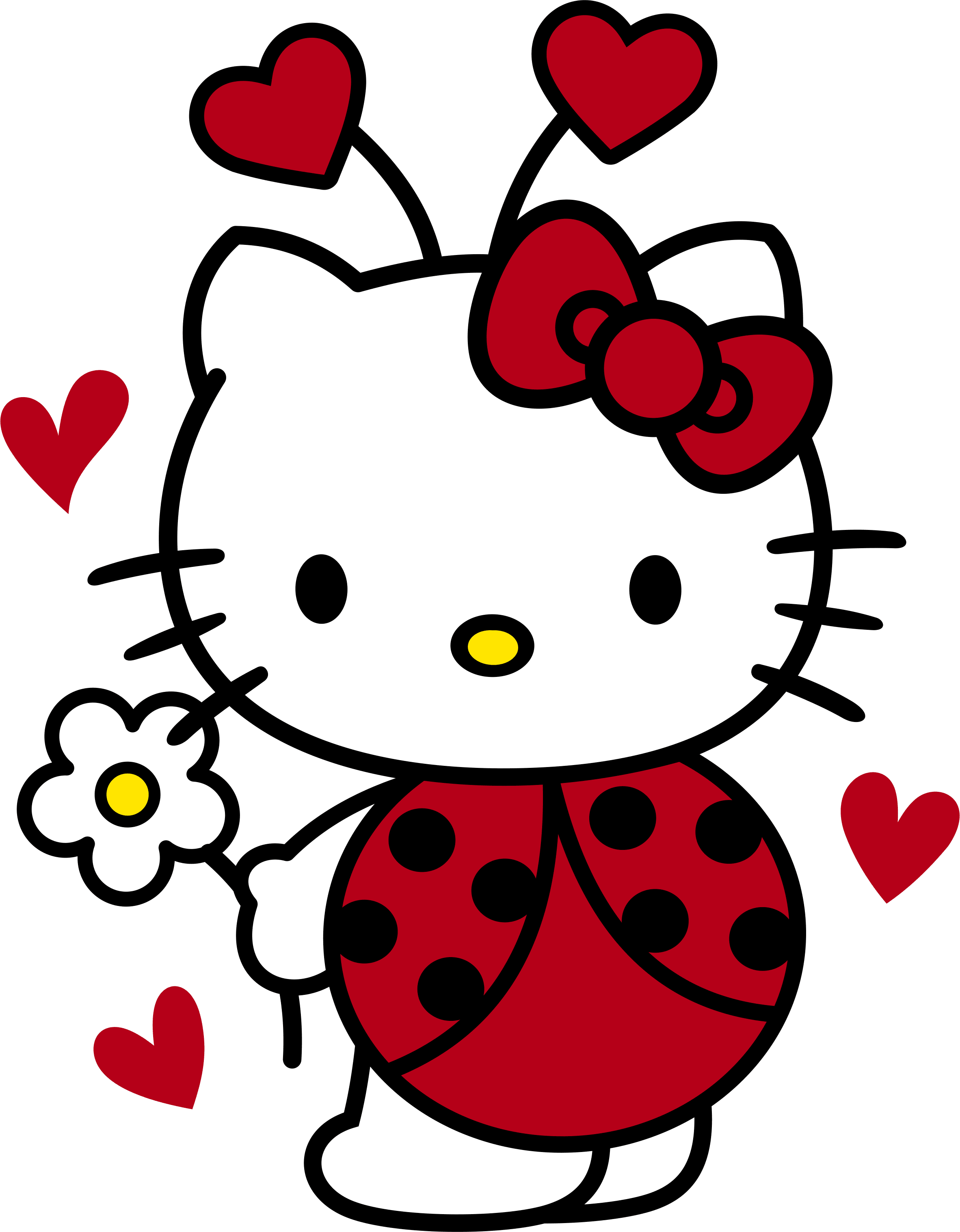 Hello Kitty Valentine's Design - DTF Ready To Press - DTF Dallas